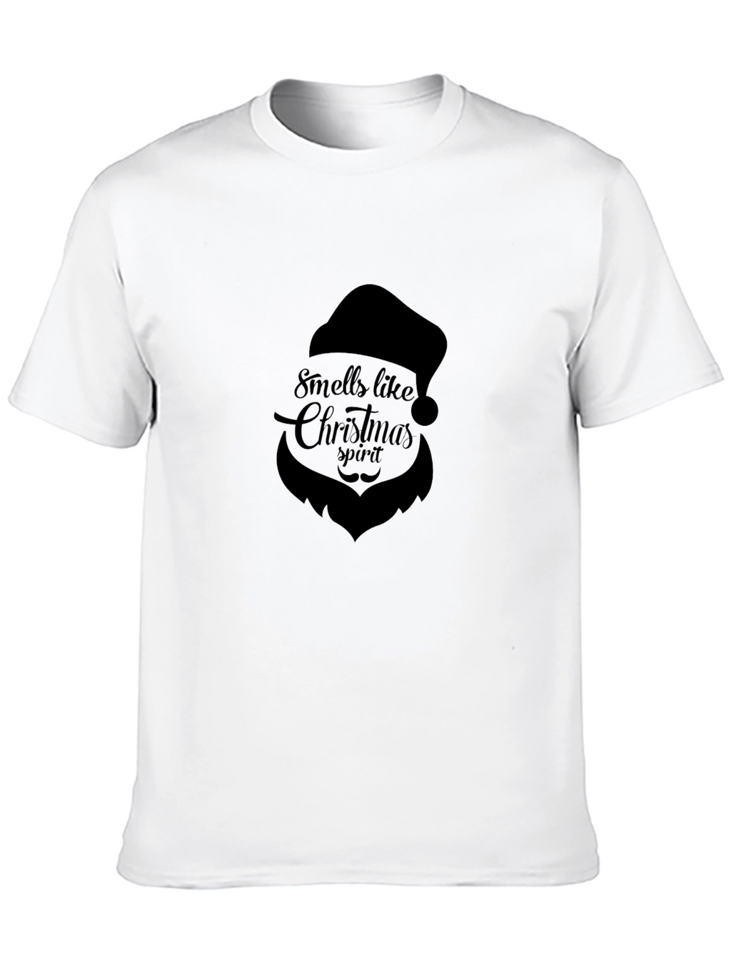 Smells Like Christmas Spirit Black T-Shirt