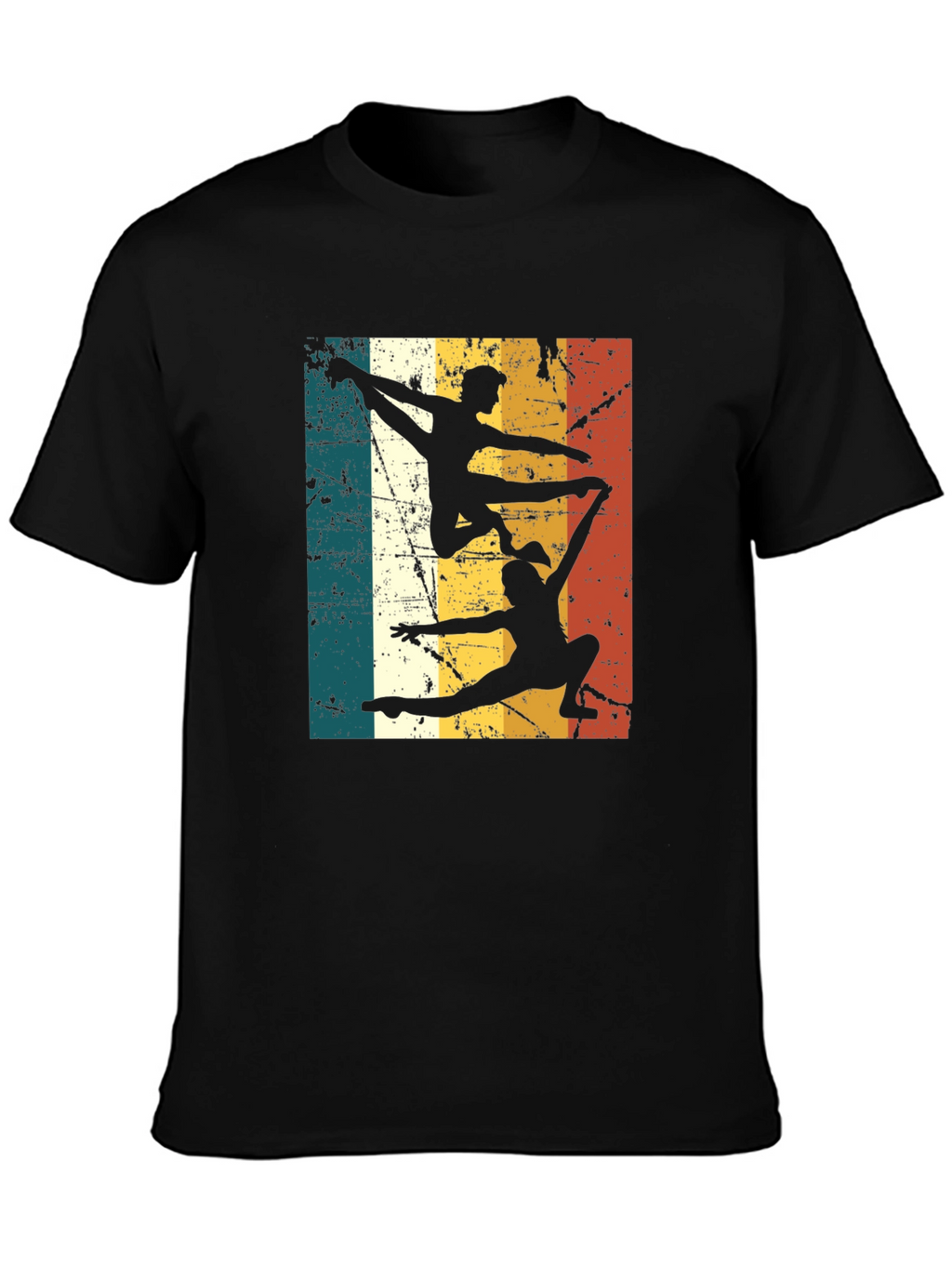 Retro Gymnastics Silhouette T-Shirt
