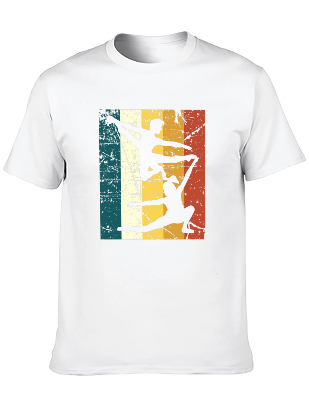 Retro Gymnastics Silhouette T-Shirt