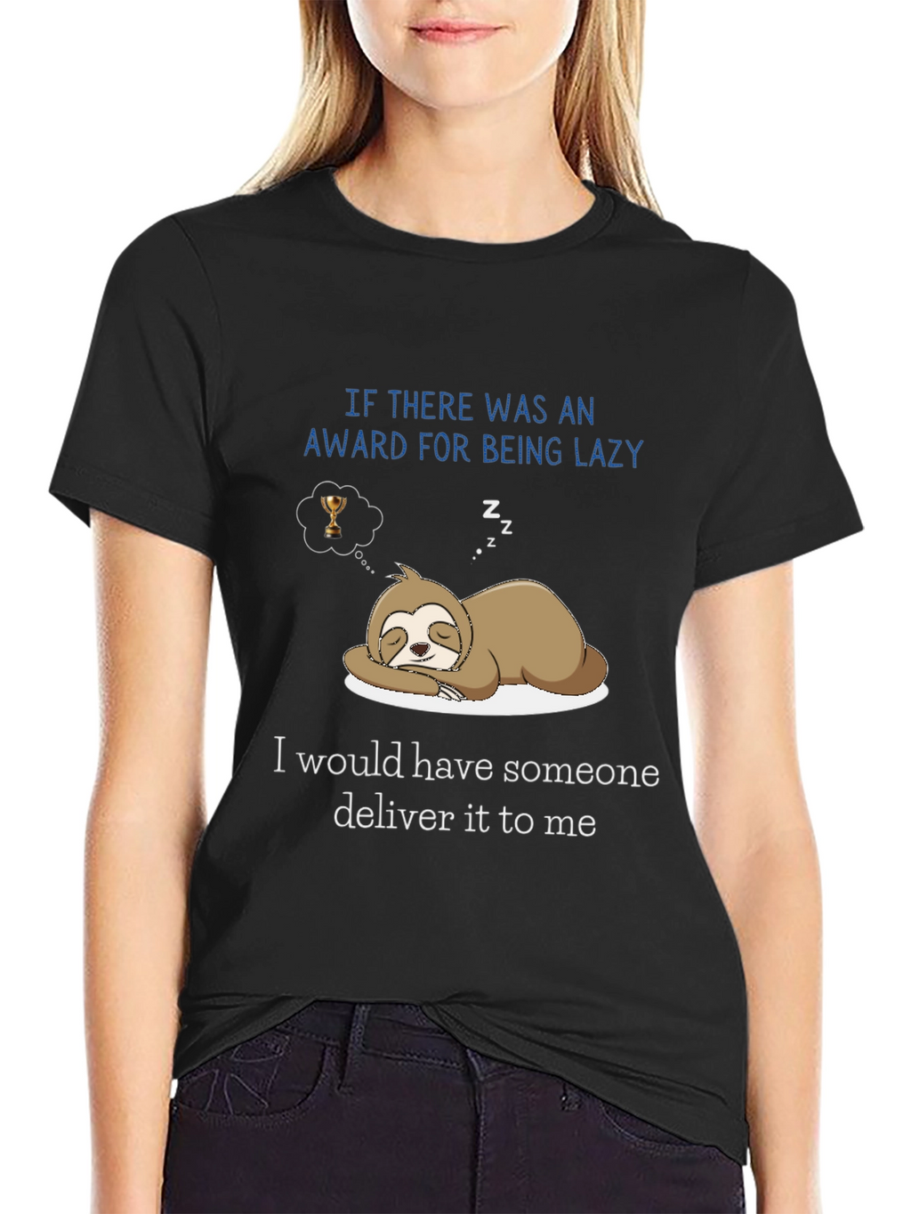 Lazy Sloth Award Delivery T-Shirt