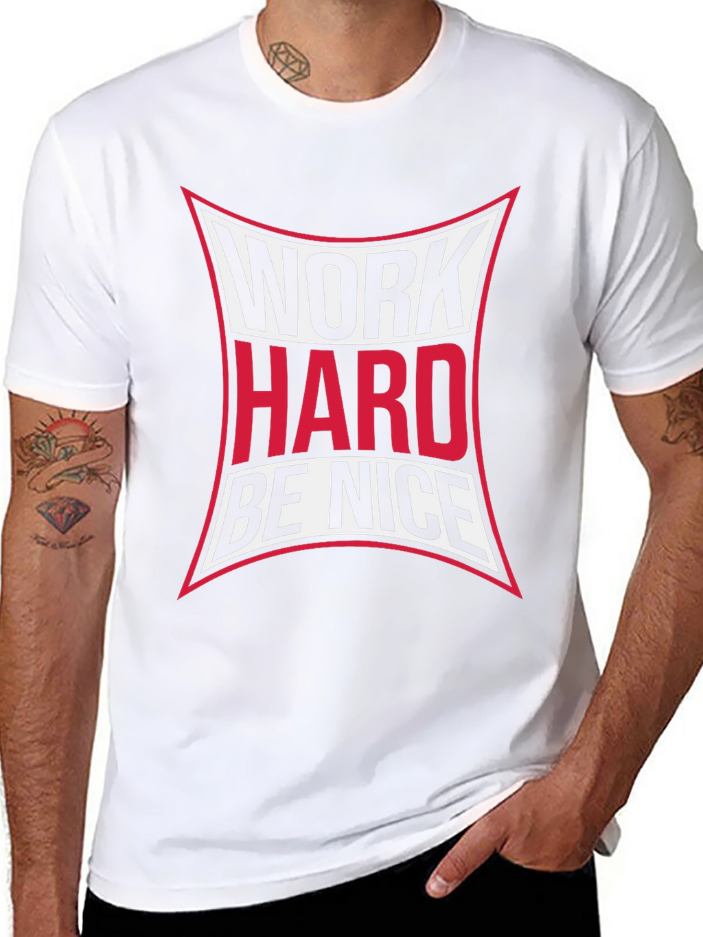 Work Hard Be Nice Graphic Tee