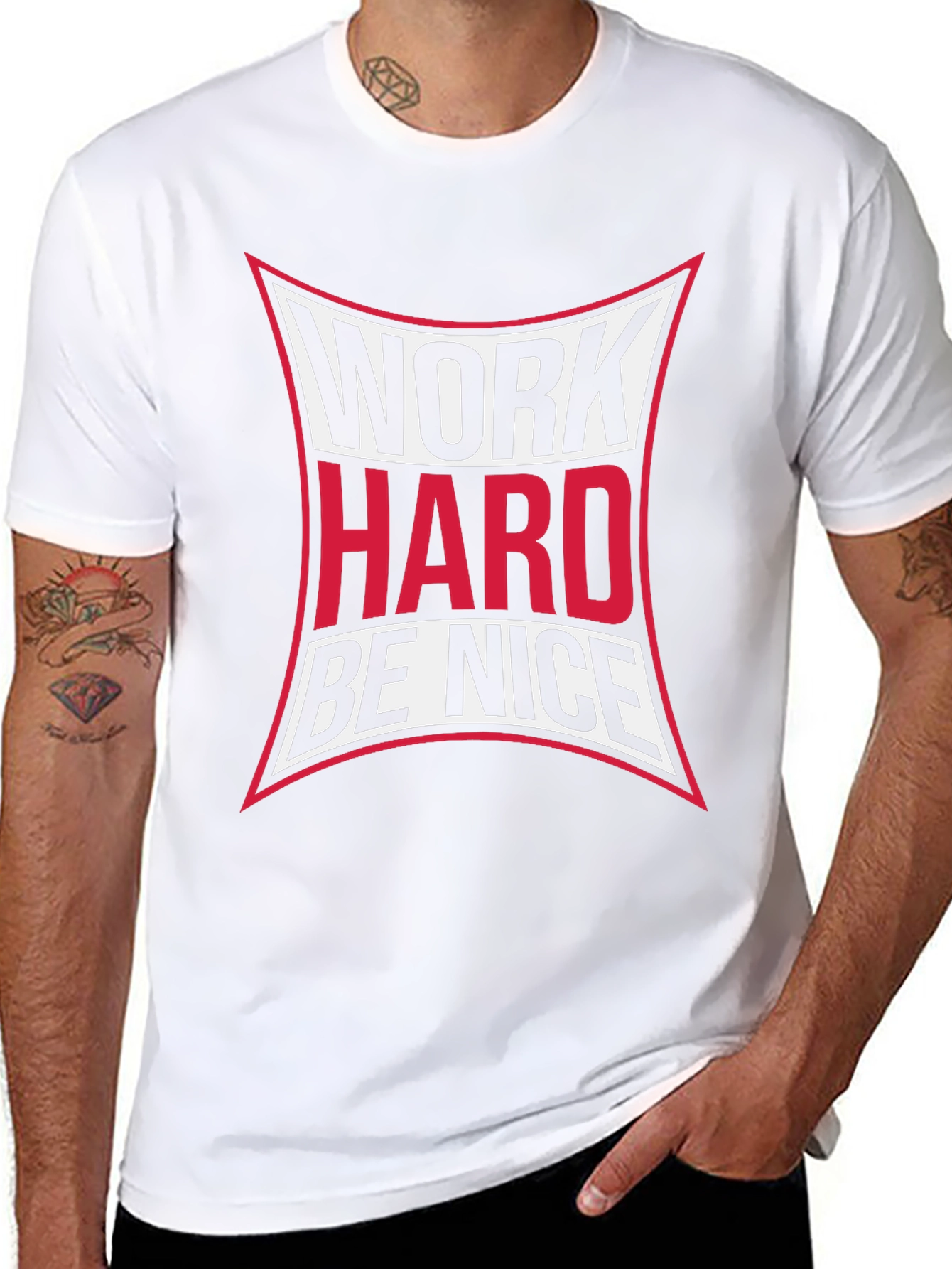 Work Hard Be Nice Graphic Tee