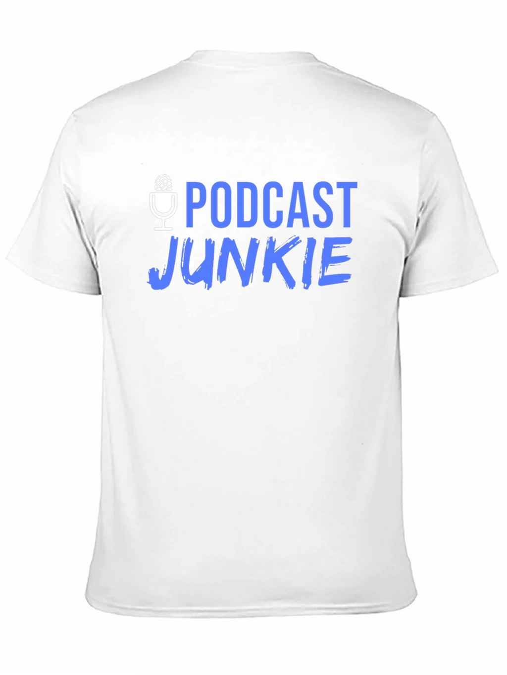 Podcast Junkie Black Graphic T-Shirt