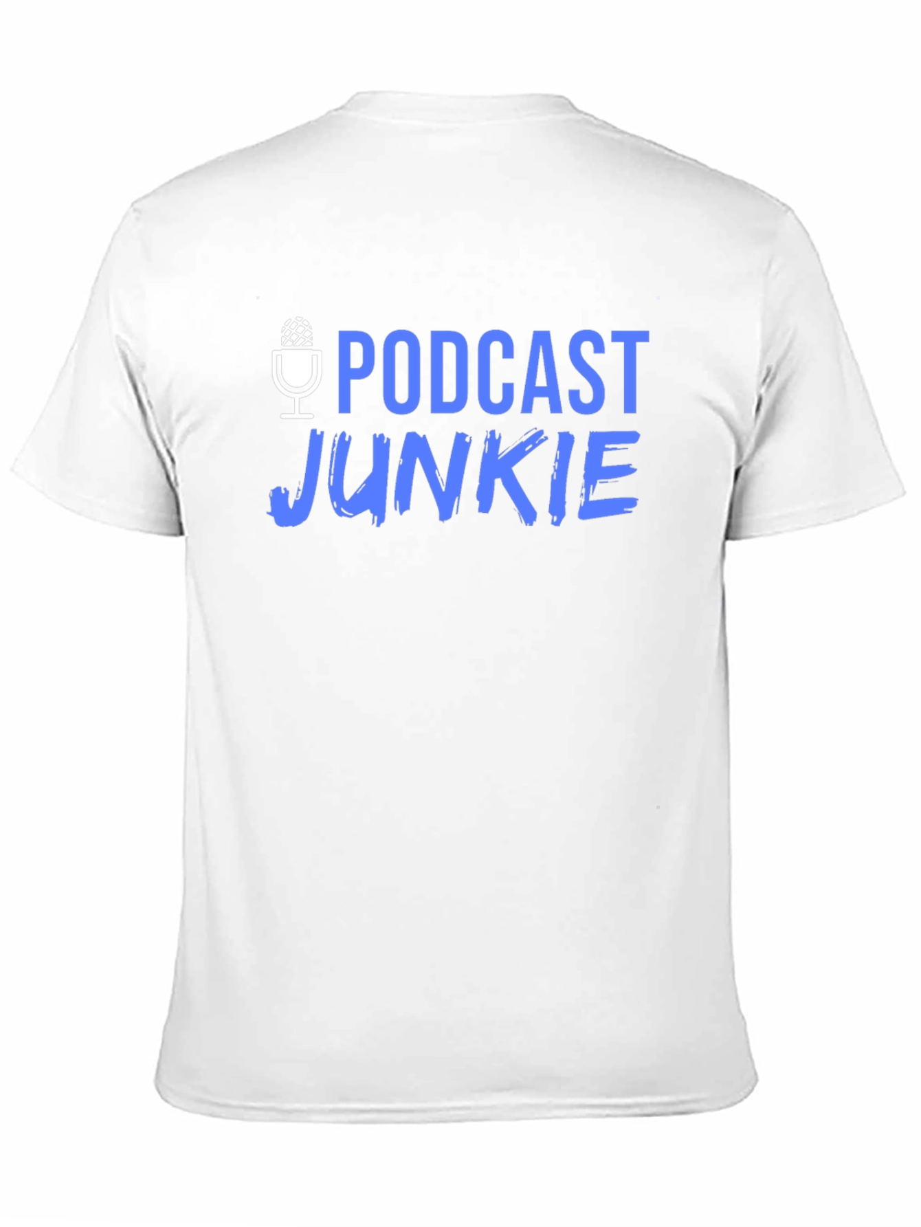 Podcast Junkie Black Graphic T-Shirt