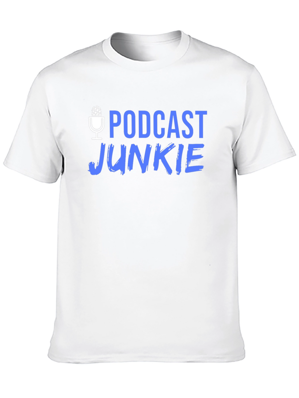 Podcast Junkie Black Graphic T-Shirt