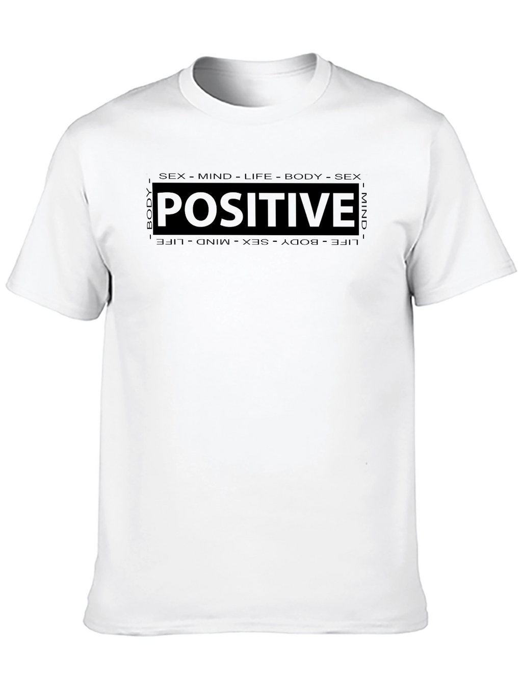 Positive Mindset Graphic T-Shirt