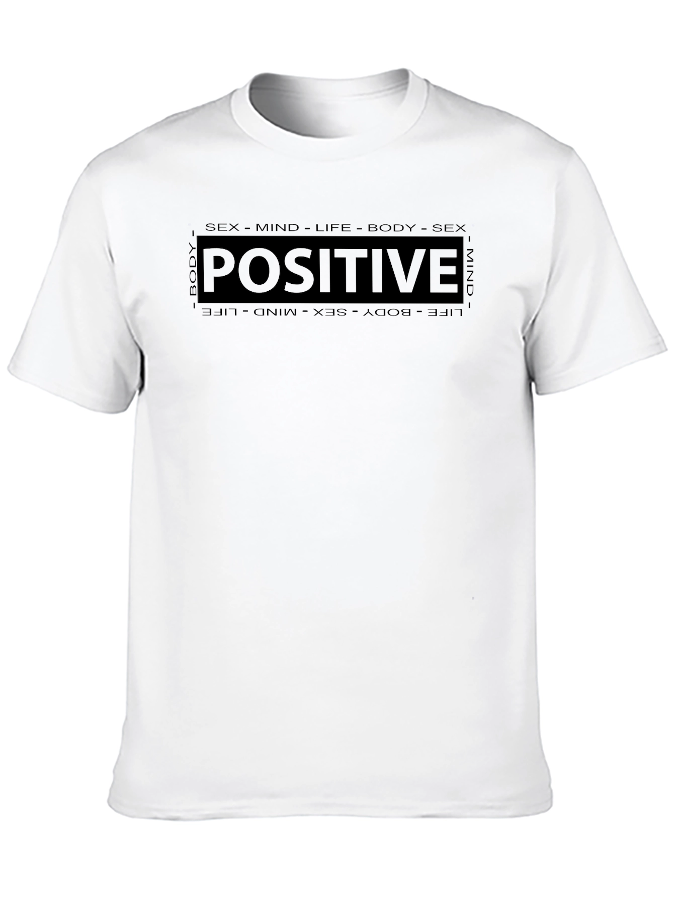 Positive Mindset Graphic T-Shirt