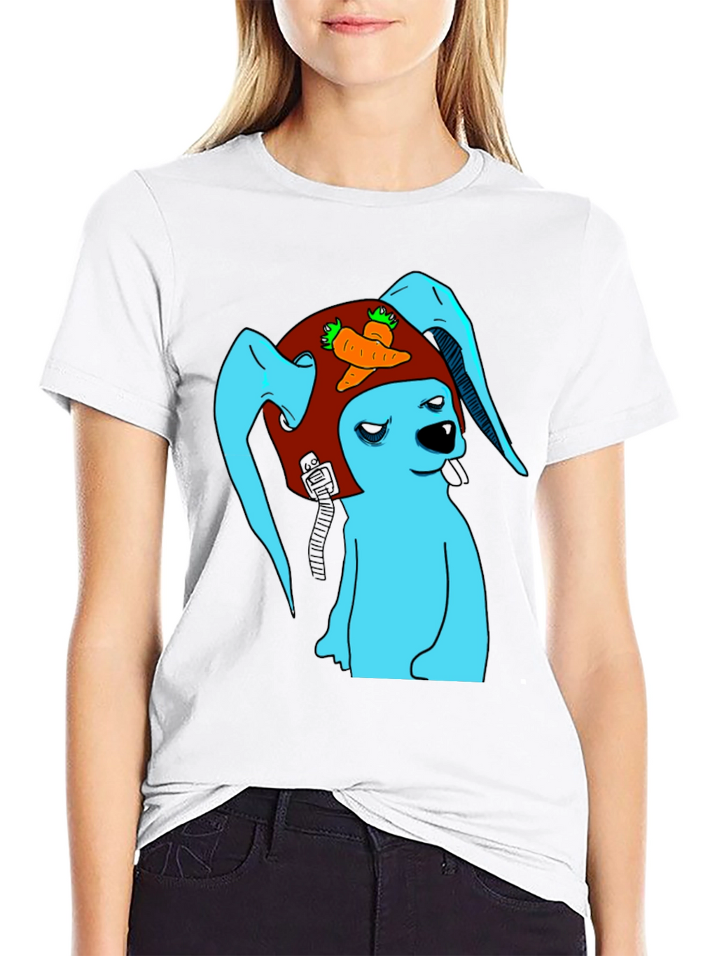 Bunny Pilot T-Shirt - Funny Graphic Tee