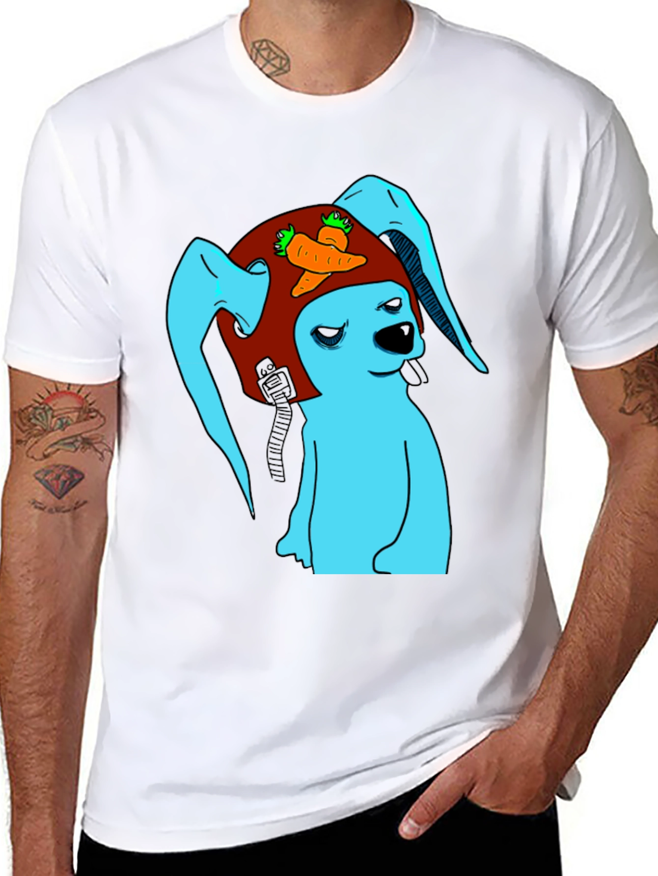 Bunny Pilot T-Shirt - Funny Graphic Tee