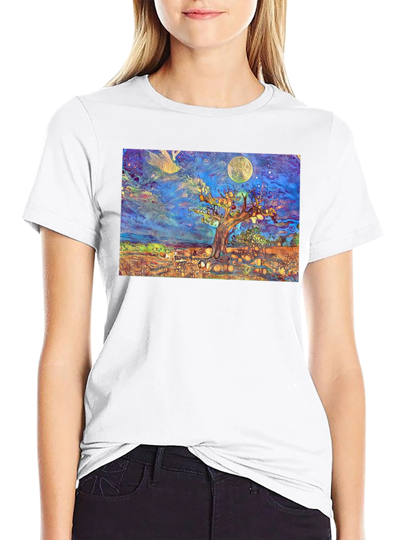 Psychedelic Tree of Life Graphic Tee