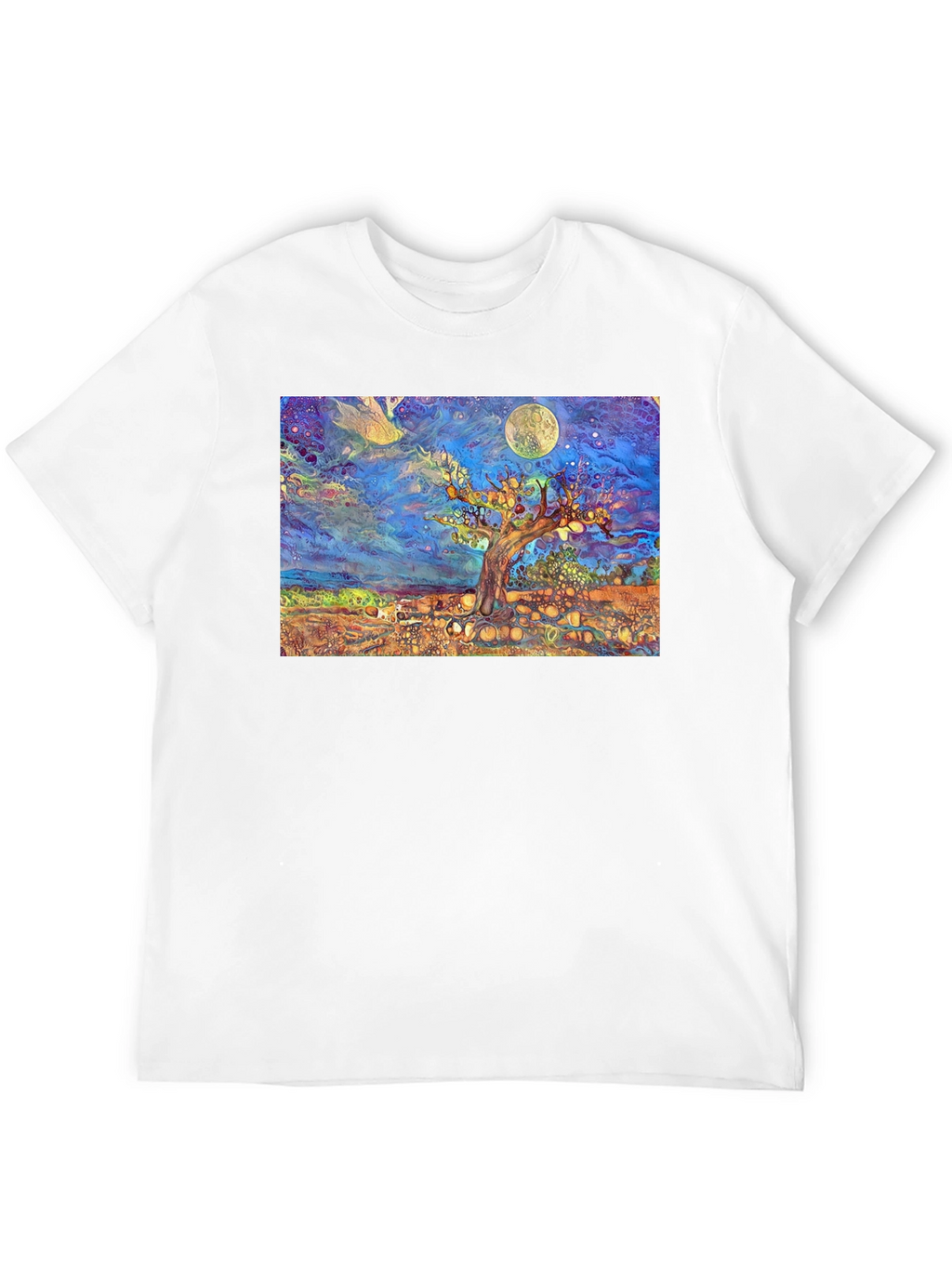 Psychedelic Tree of Life Graphic Tee