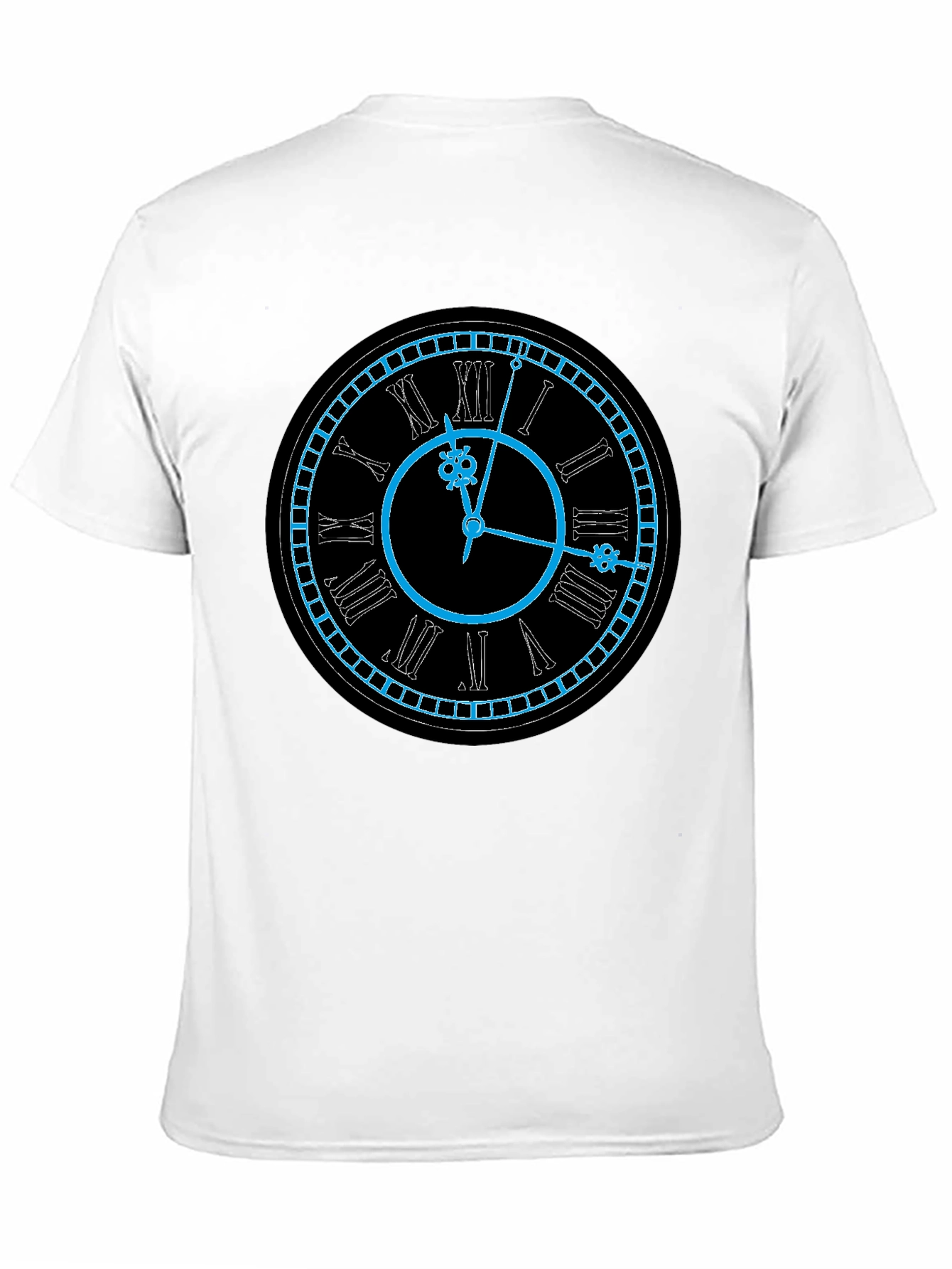 Black Clock Face T-Shirt