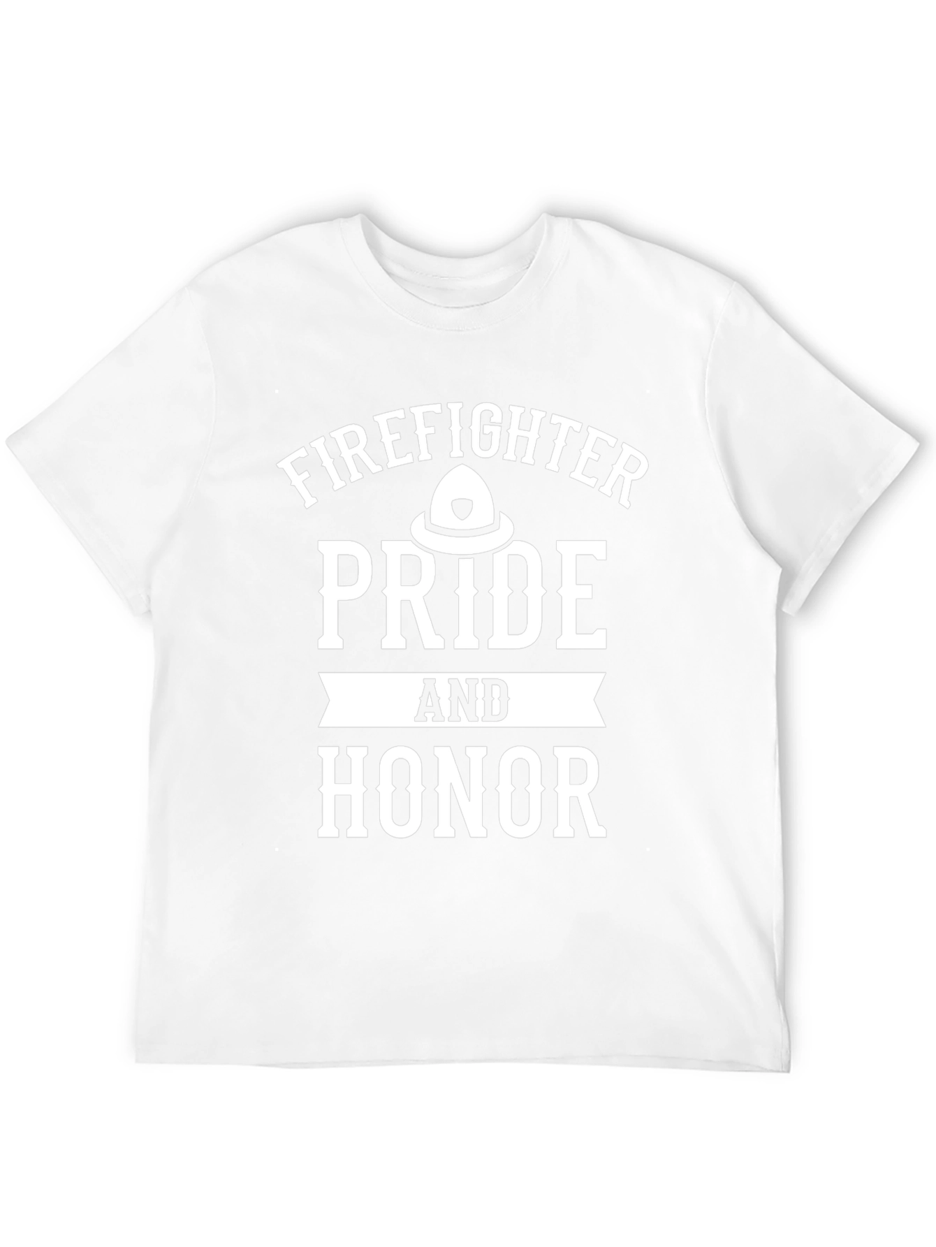 Firefighter Pride & Honor Graphic Tee - Black