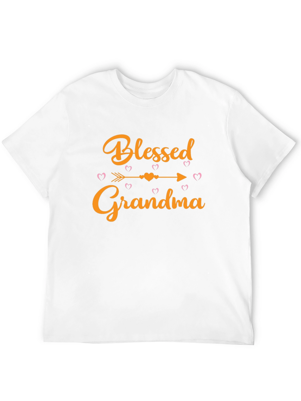 Blessed Grandma Black Graphic T-Shirt