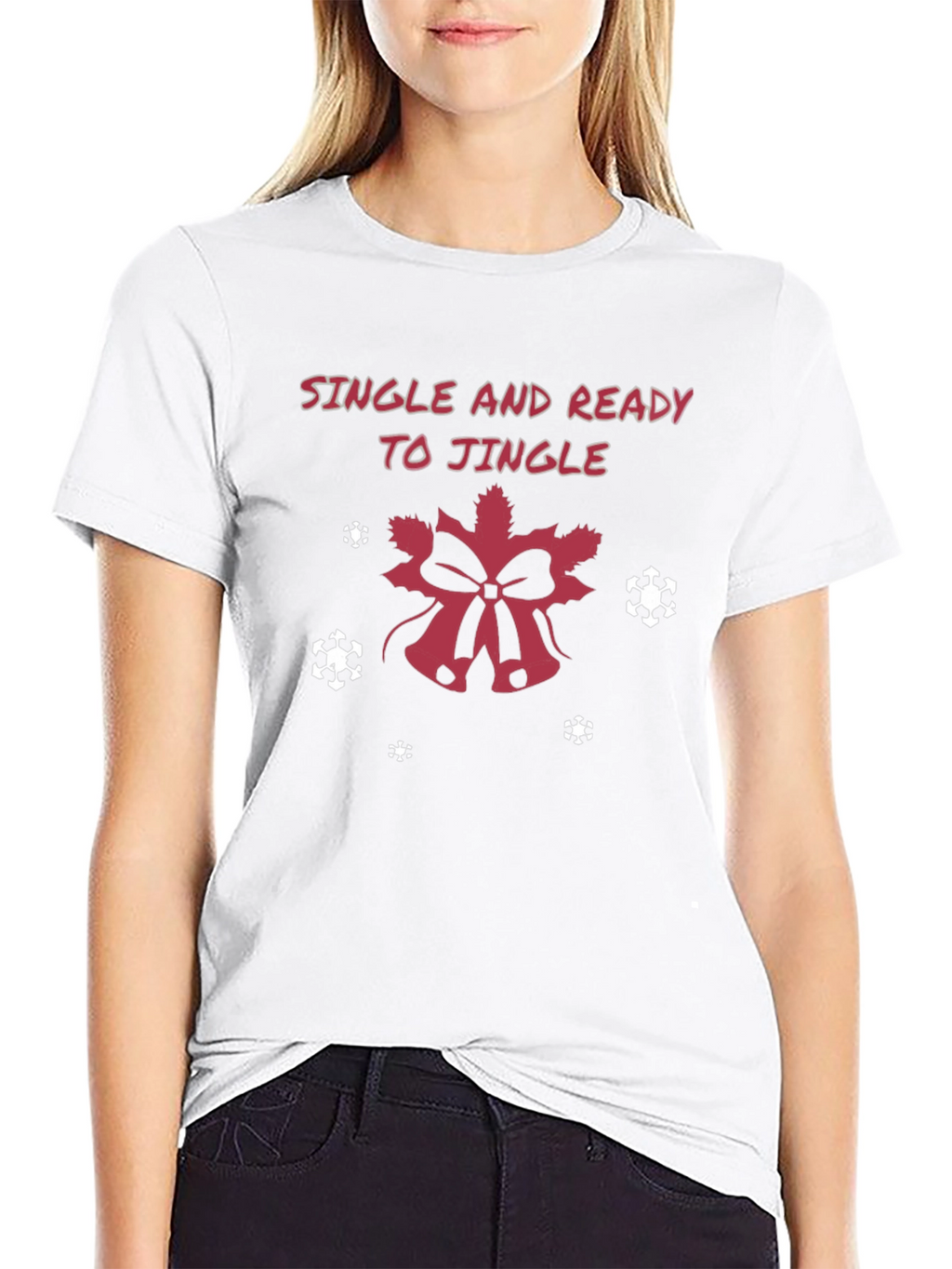 Single and Ready to Jingle Holiday Tee