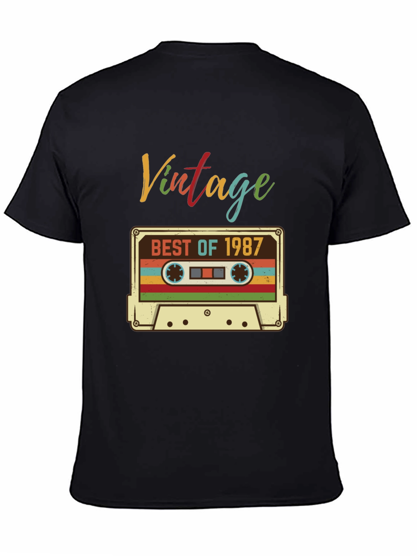 Vintage 1987 Cassette Tape T-Shirt
