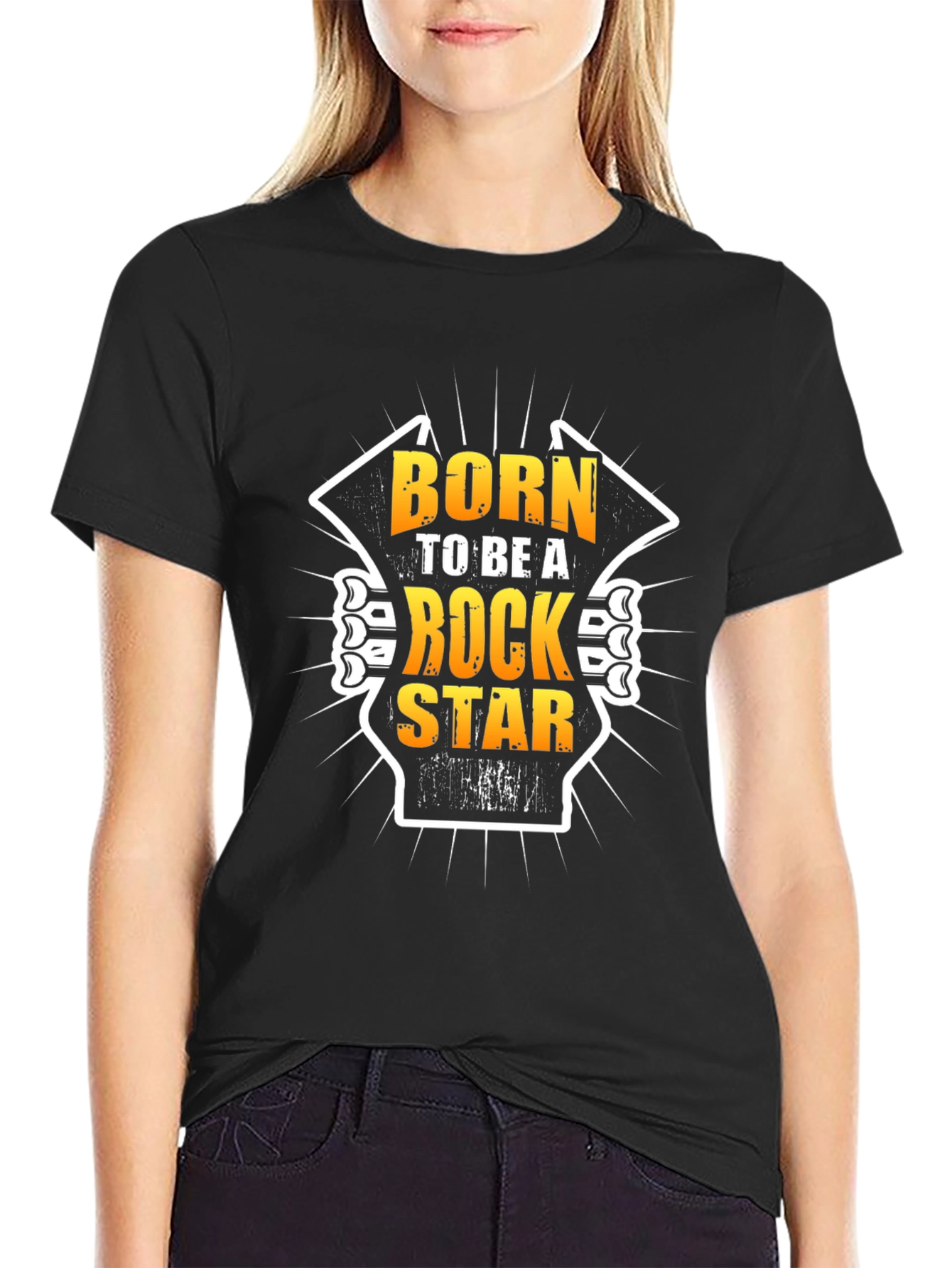 Born To Be A Rock Star Graphic Tee