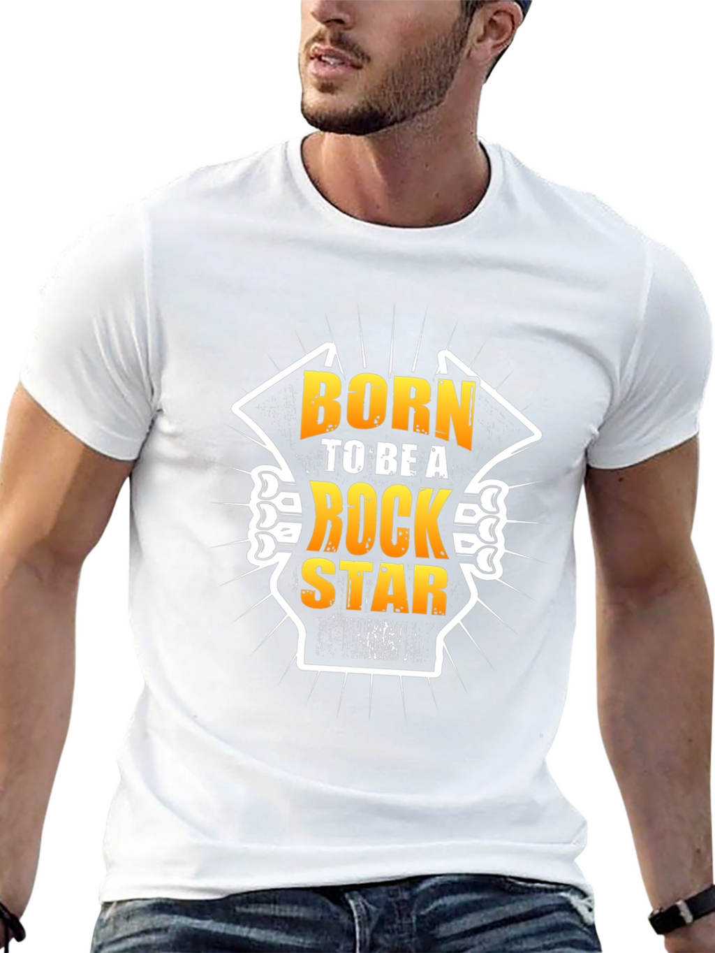 Born To Be A Rock Star Graphic Tee