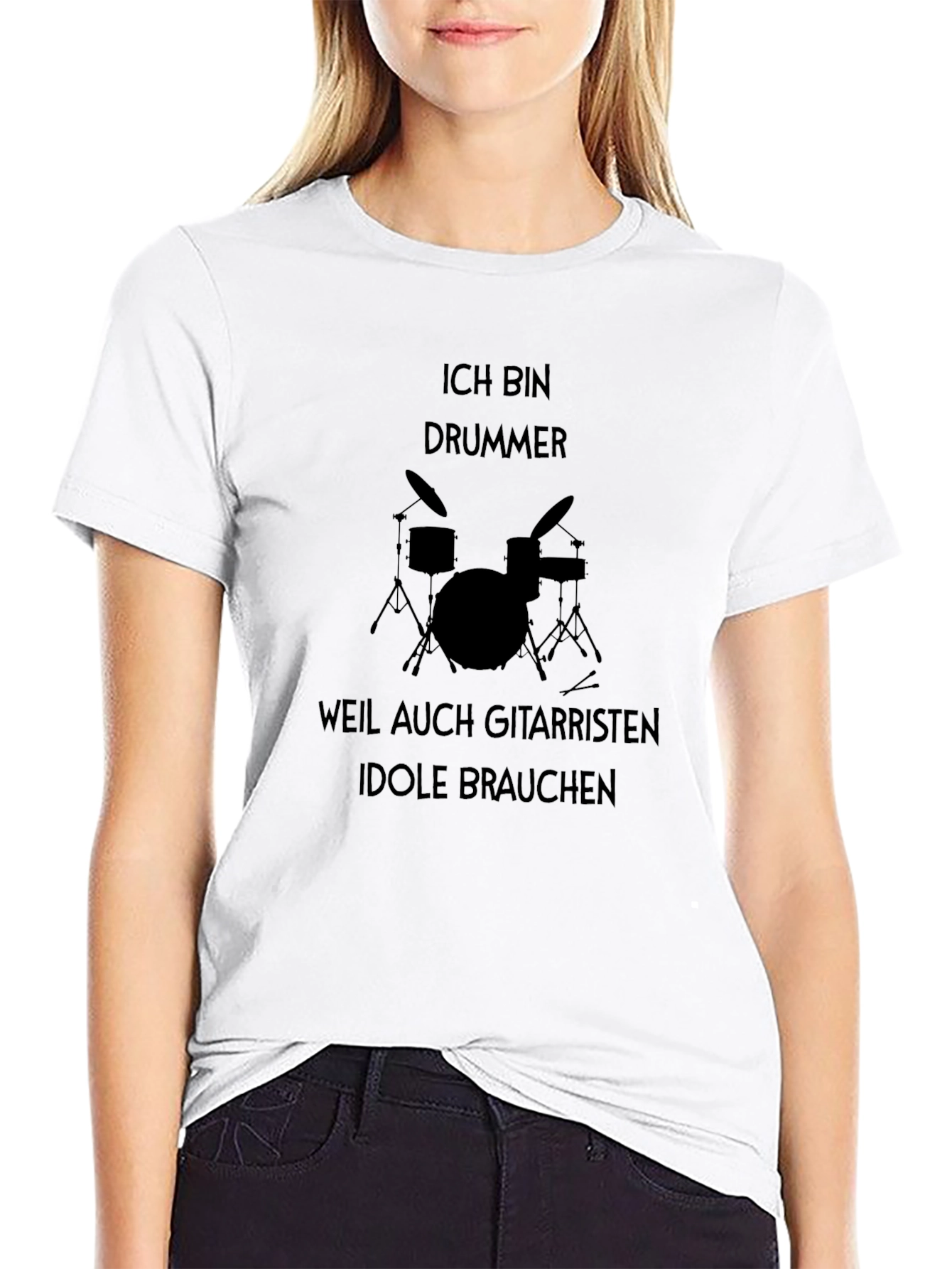 Ich Bin Drummer T-Shirt: Musician Humor Tee