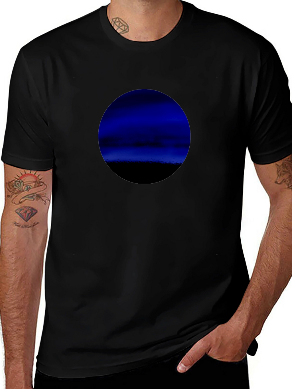 Midnight Blue Graphic T-Shirt