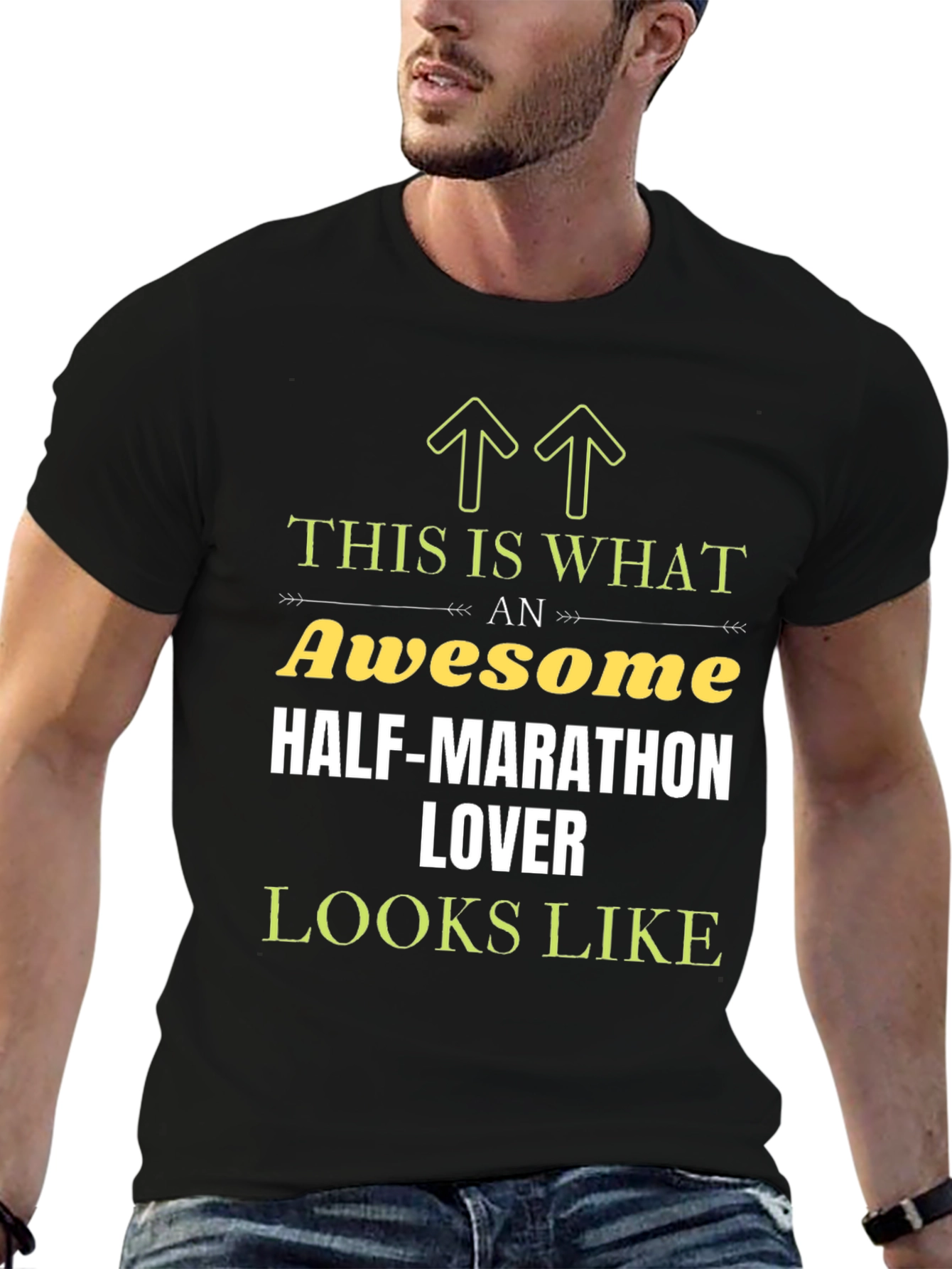 Awesome Half-Marathon Lover Graphic T-Shirt