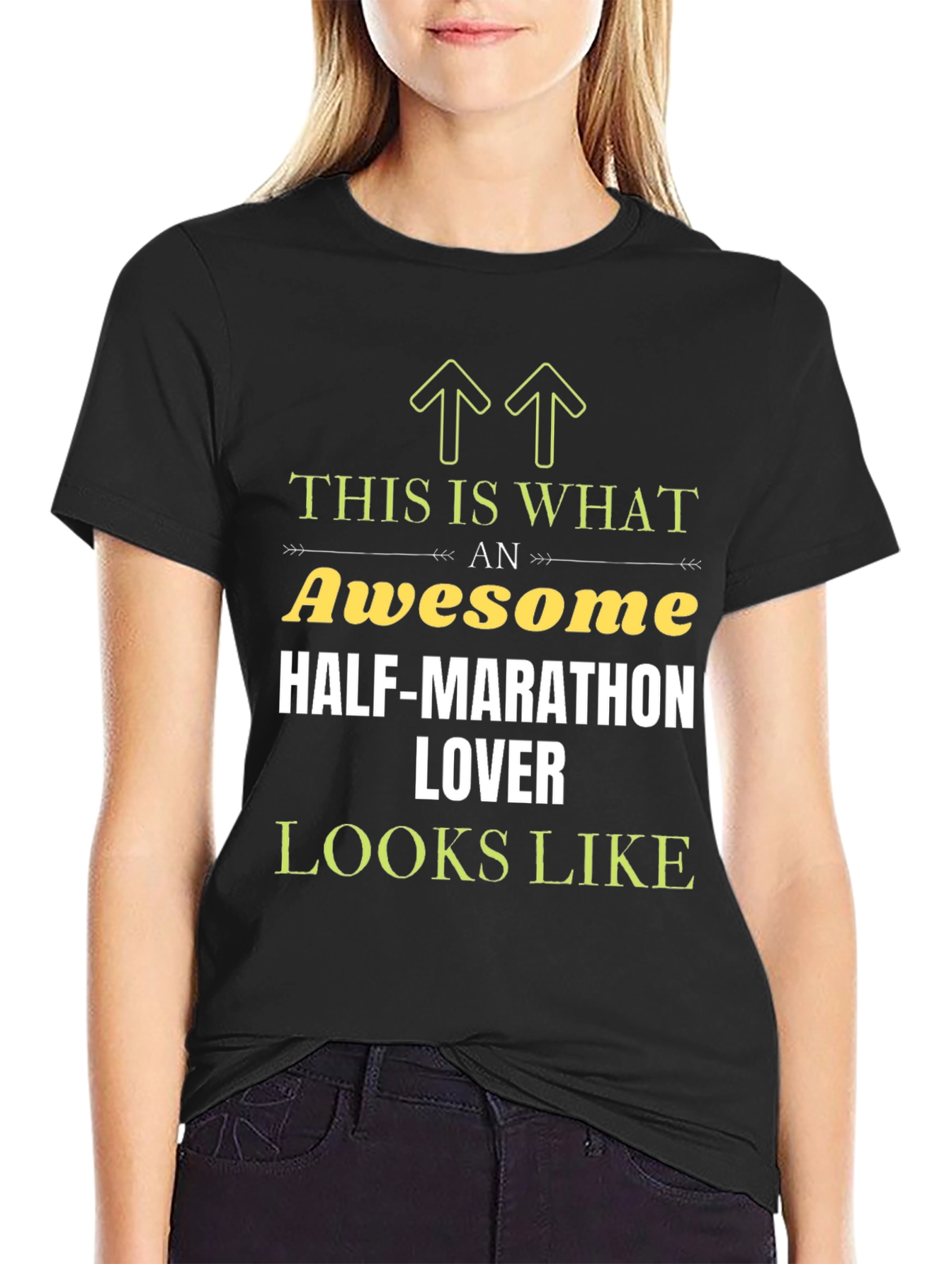 Awesome Half-Marathon Lover Graphic T-Shirt
