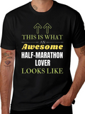Awesome Half-Marathon Lover Graphic T-Shirt