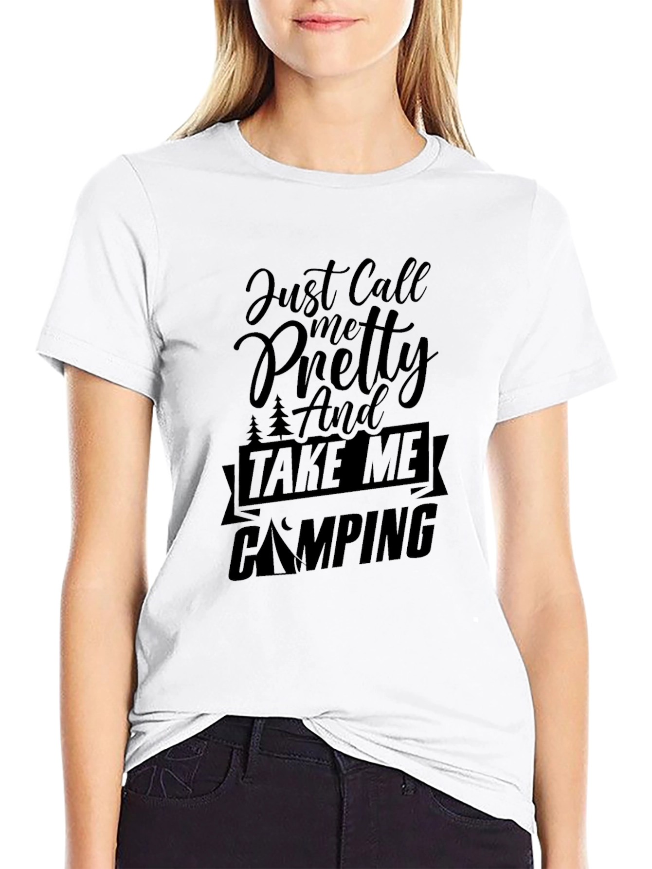 Camping Lover Tee: Just Call Me Pretty Camping Shirt