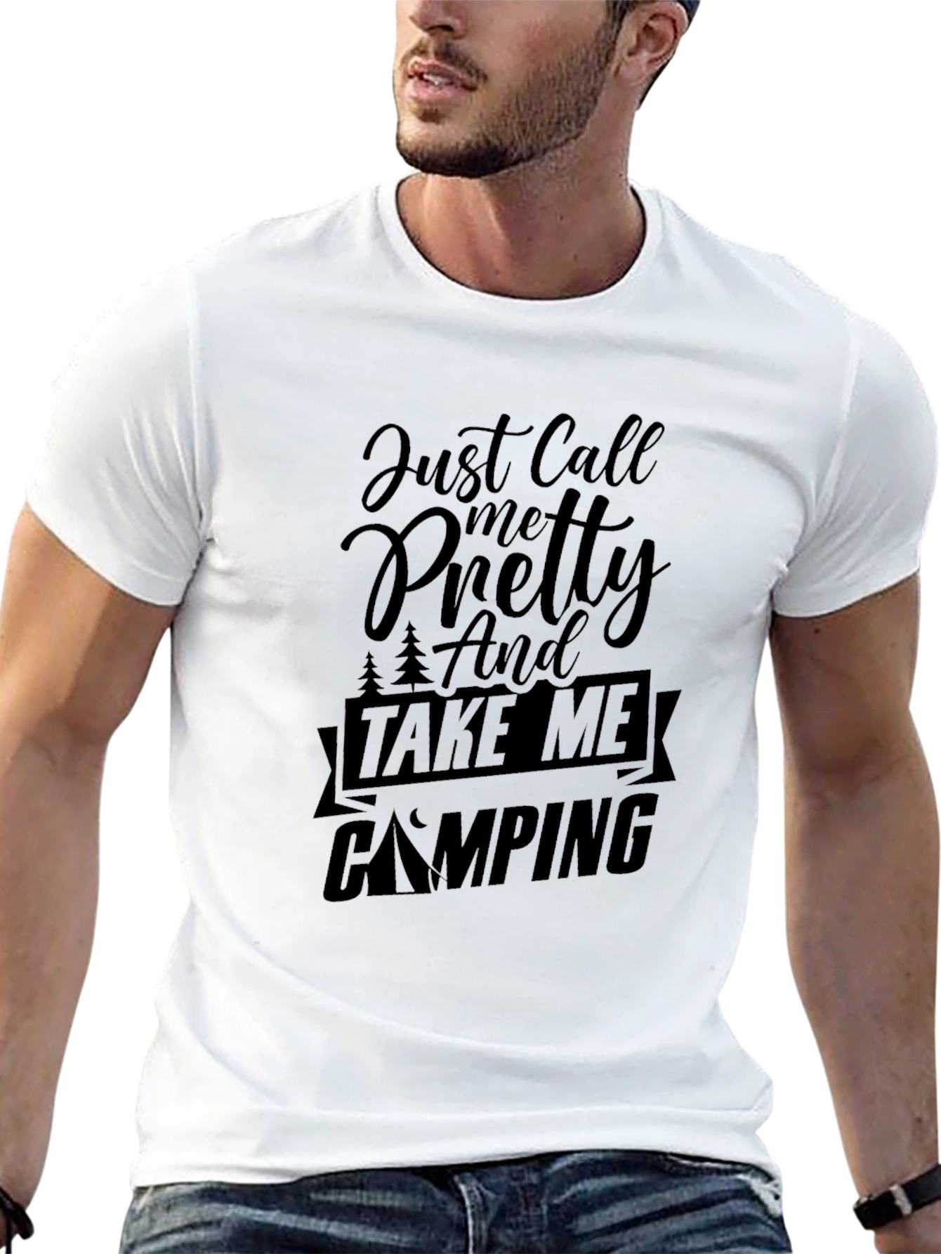 Camping Lover Tee: Just Call Me Pretty Camping Shirt