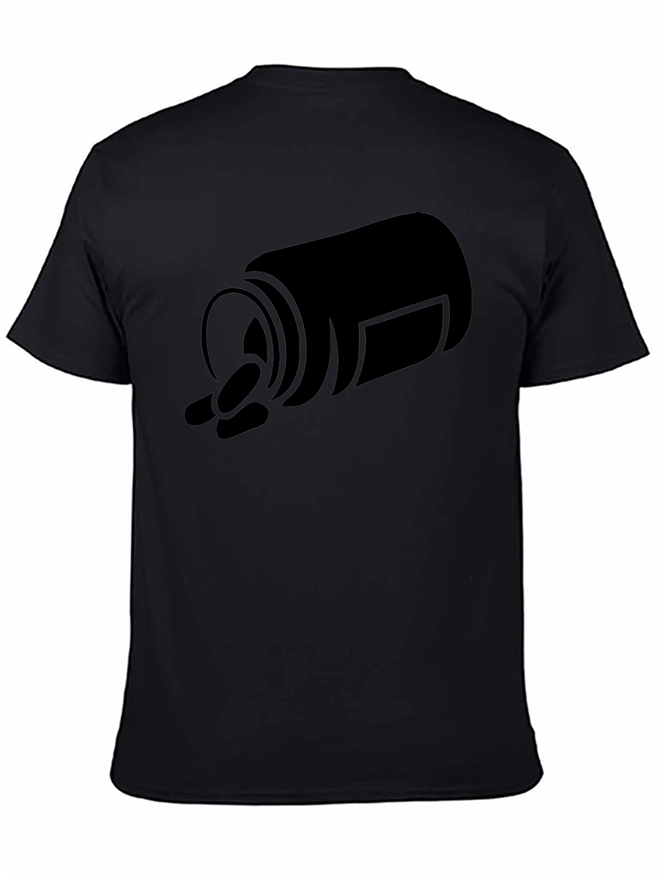 Pill Bottle Graphic Tee - Black Casual T-Shirt