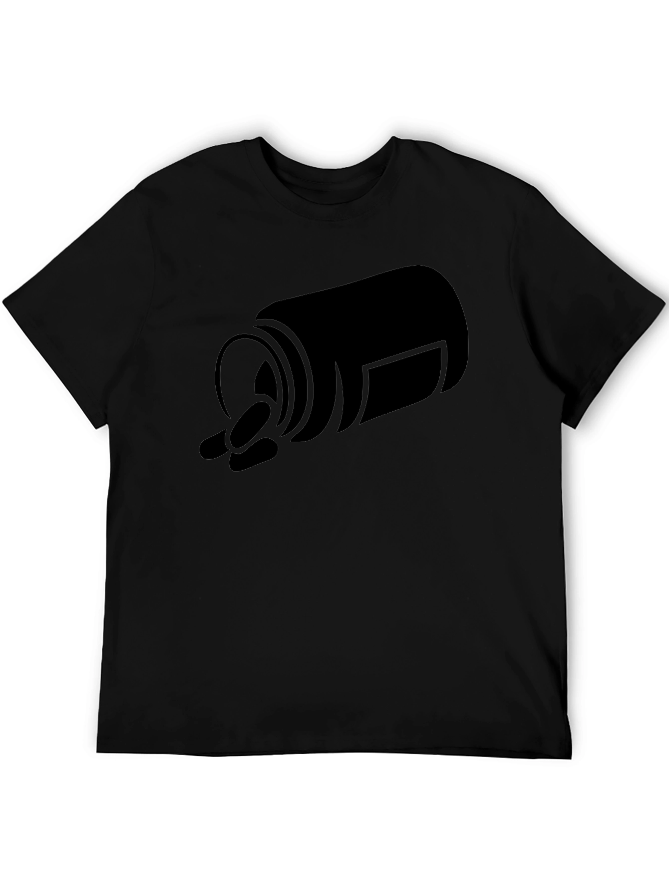 Pill Bottle Graphic Tee - Black Casual T-Shirt