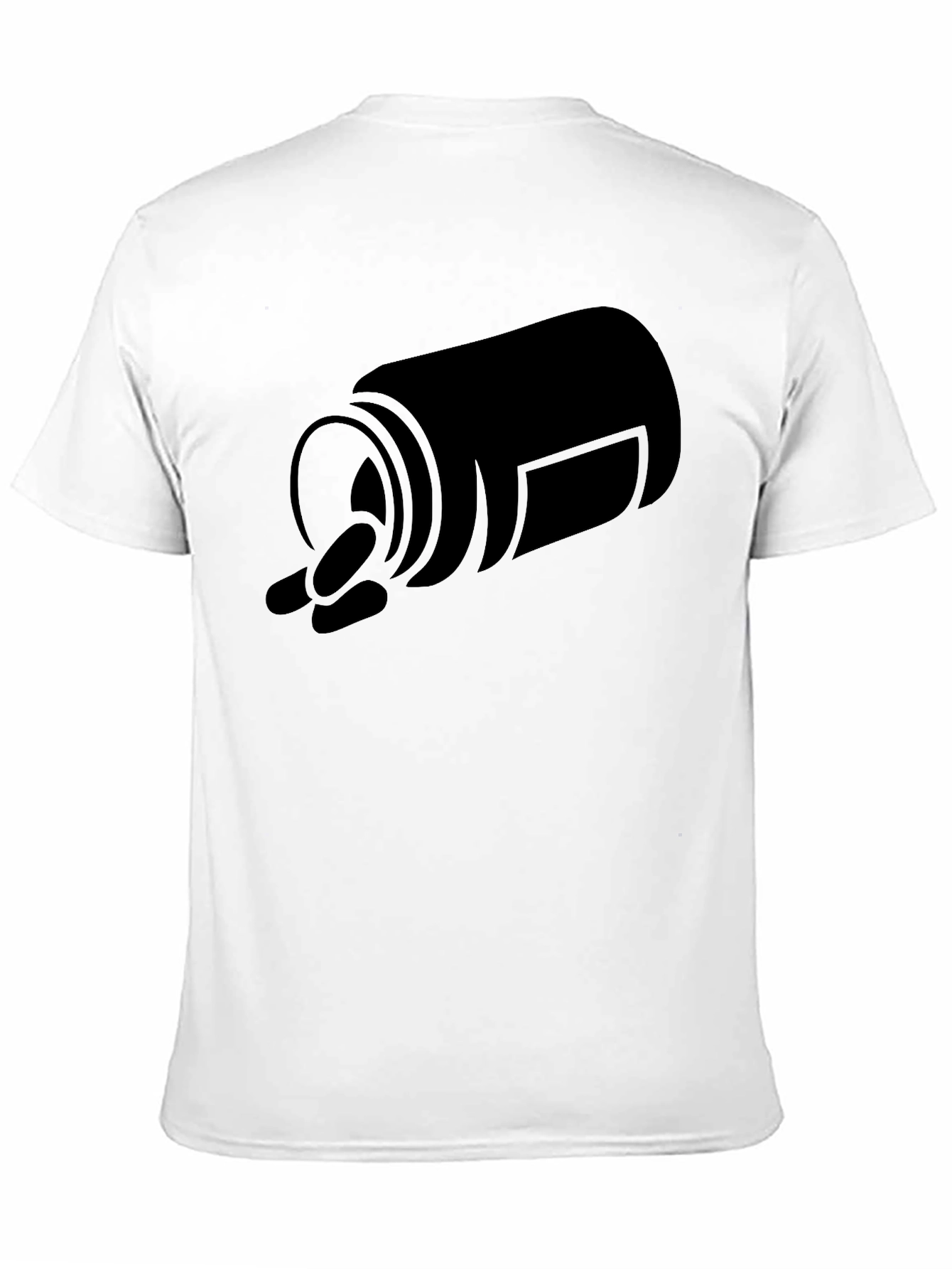 Pill Bottle Graphic Tee - Black Casual T-Shirt