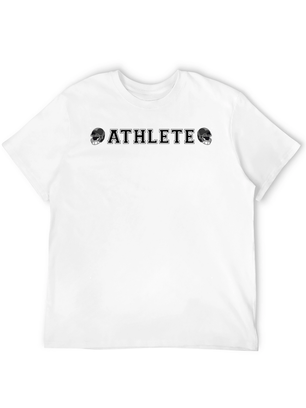 Athlete Football Helmet T-Shirt