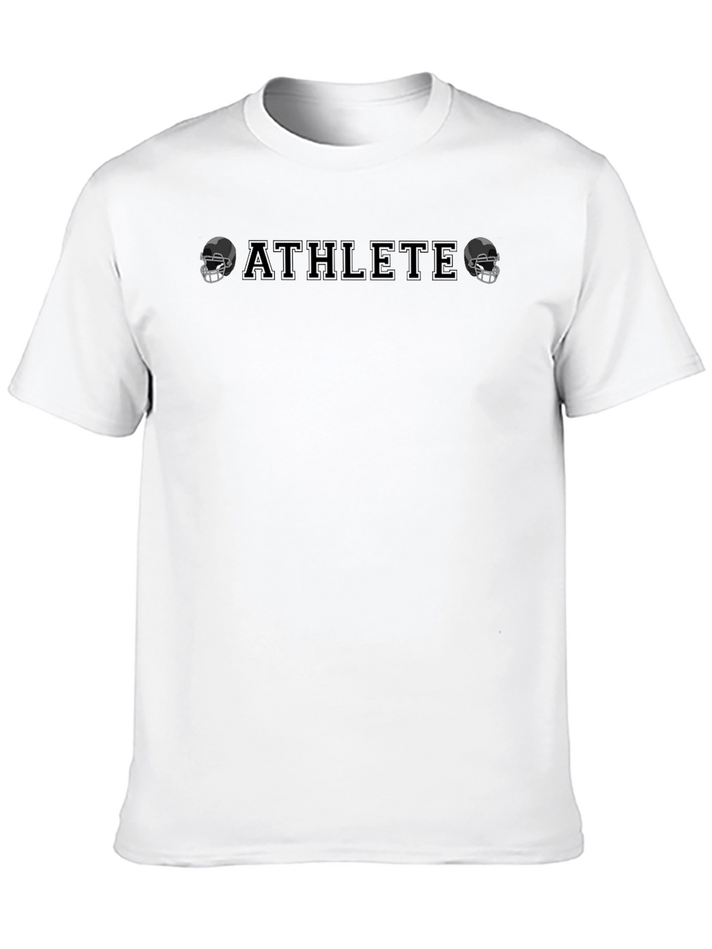 Athlete Football Helmet T-Shirt