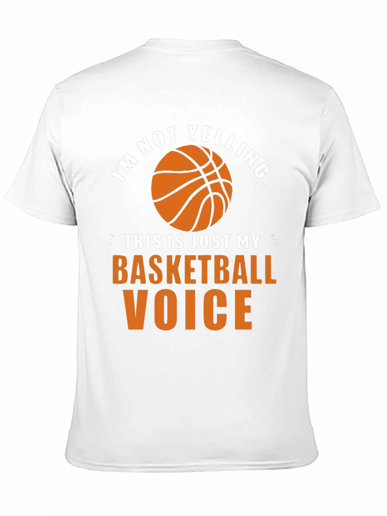 Basketball Voice T-Shirt - Funny Graphic Tee