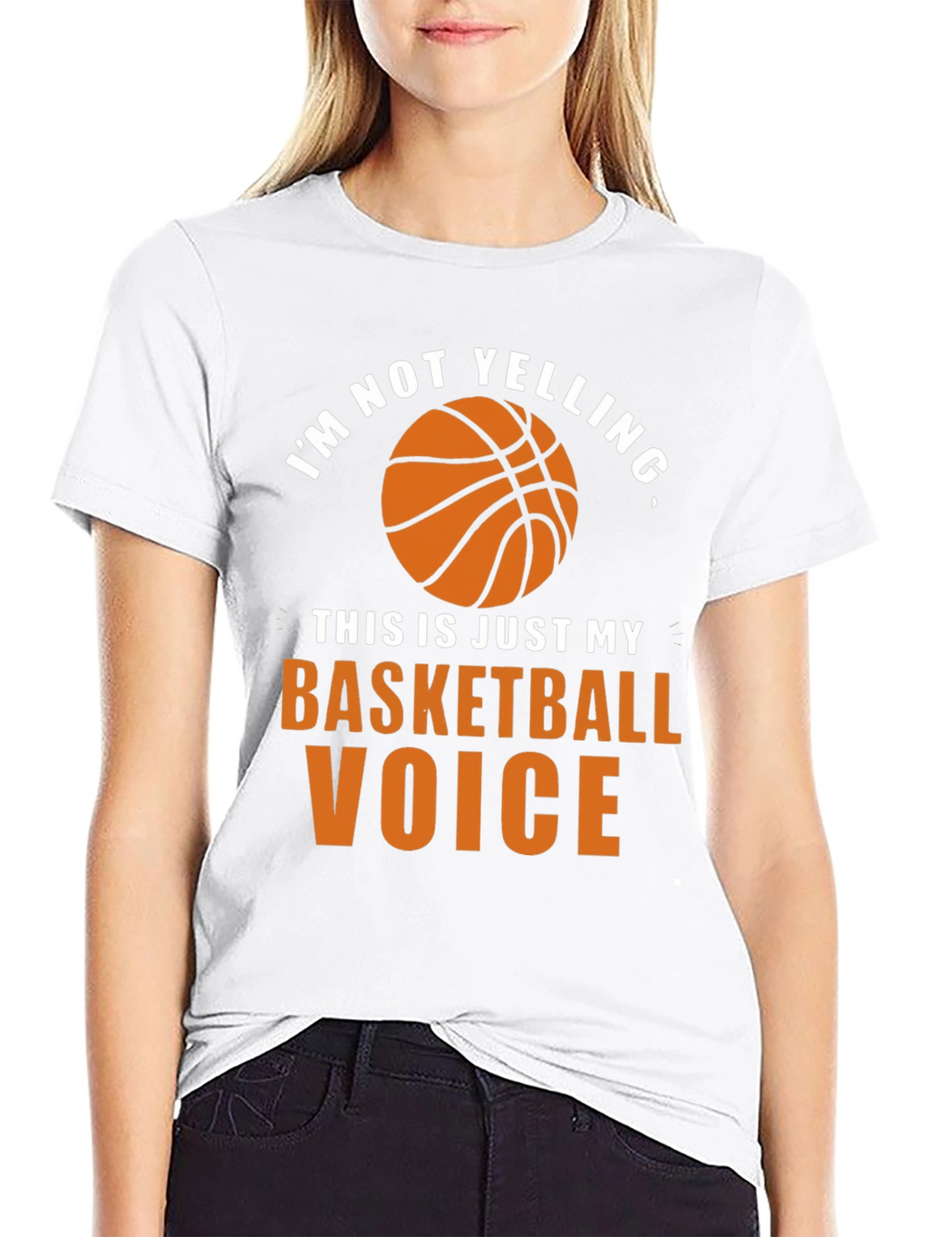 Basketball Voice T-Shirt - Funny Graphic Tee
