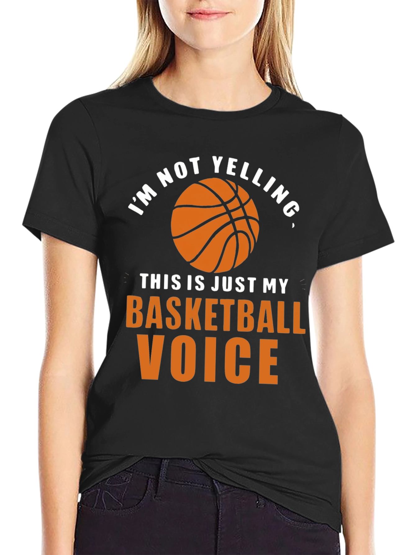 Basketball Voice T-Shirt - Funny Graphic Tee