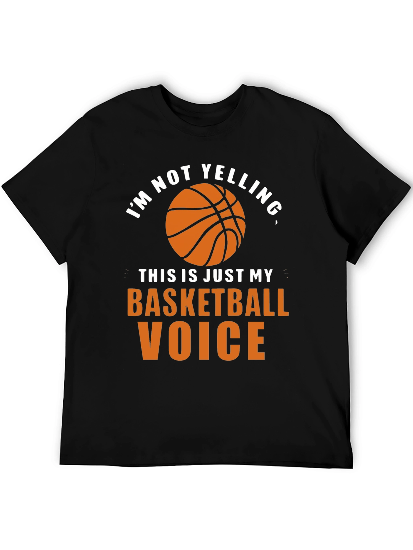 Basketball Voice T-Shirt - Funny Graphic Tee