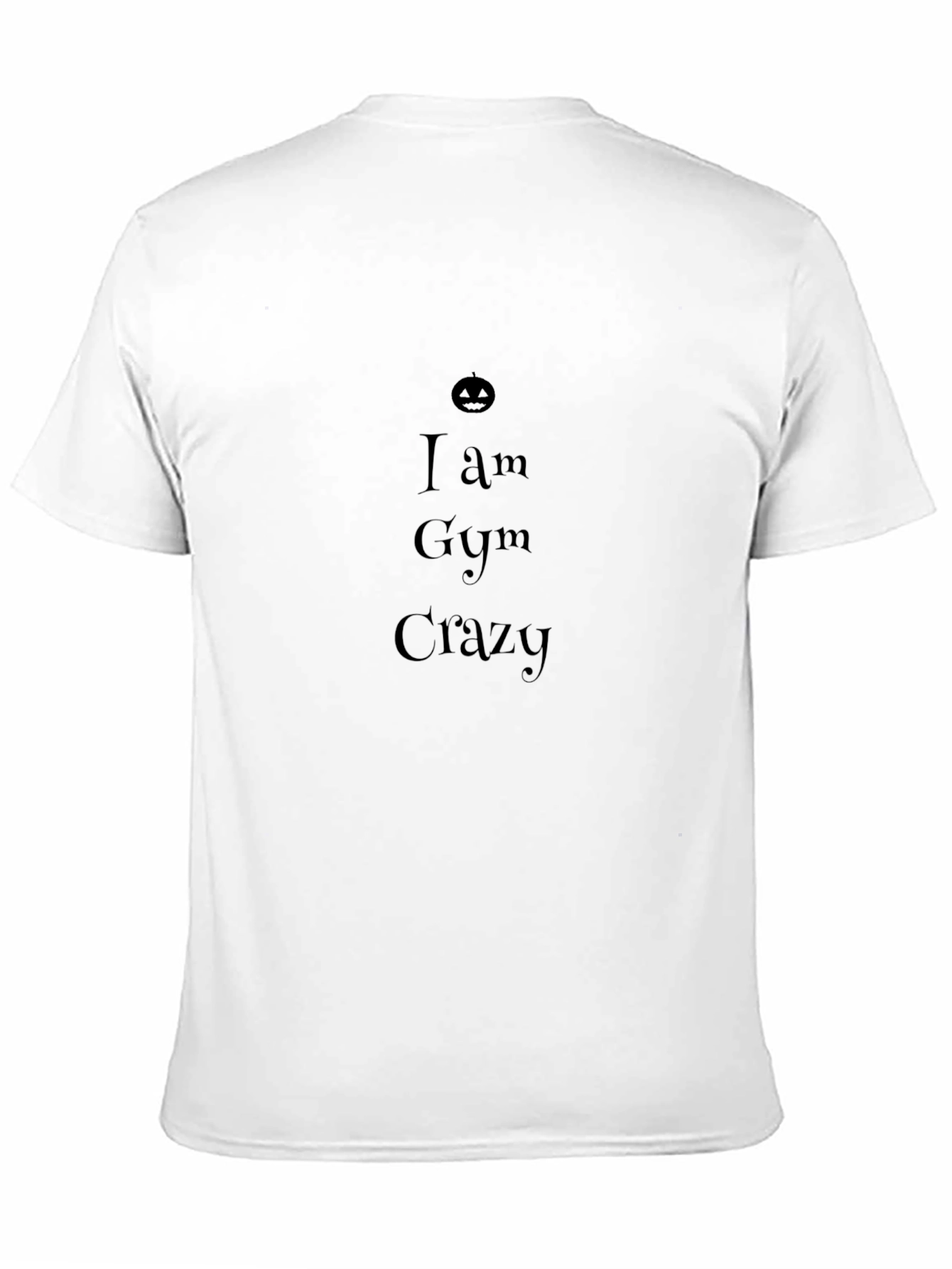 I Am Gym Crazy Black T-Shirt