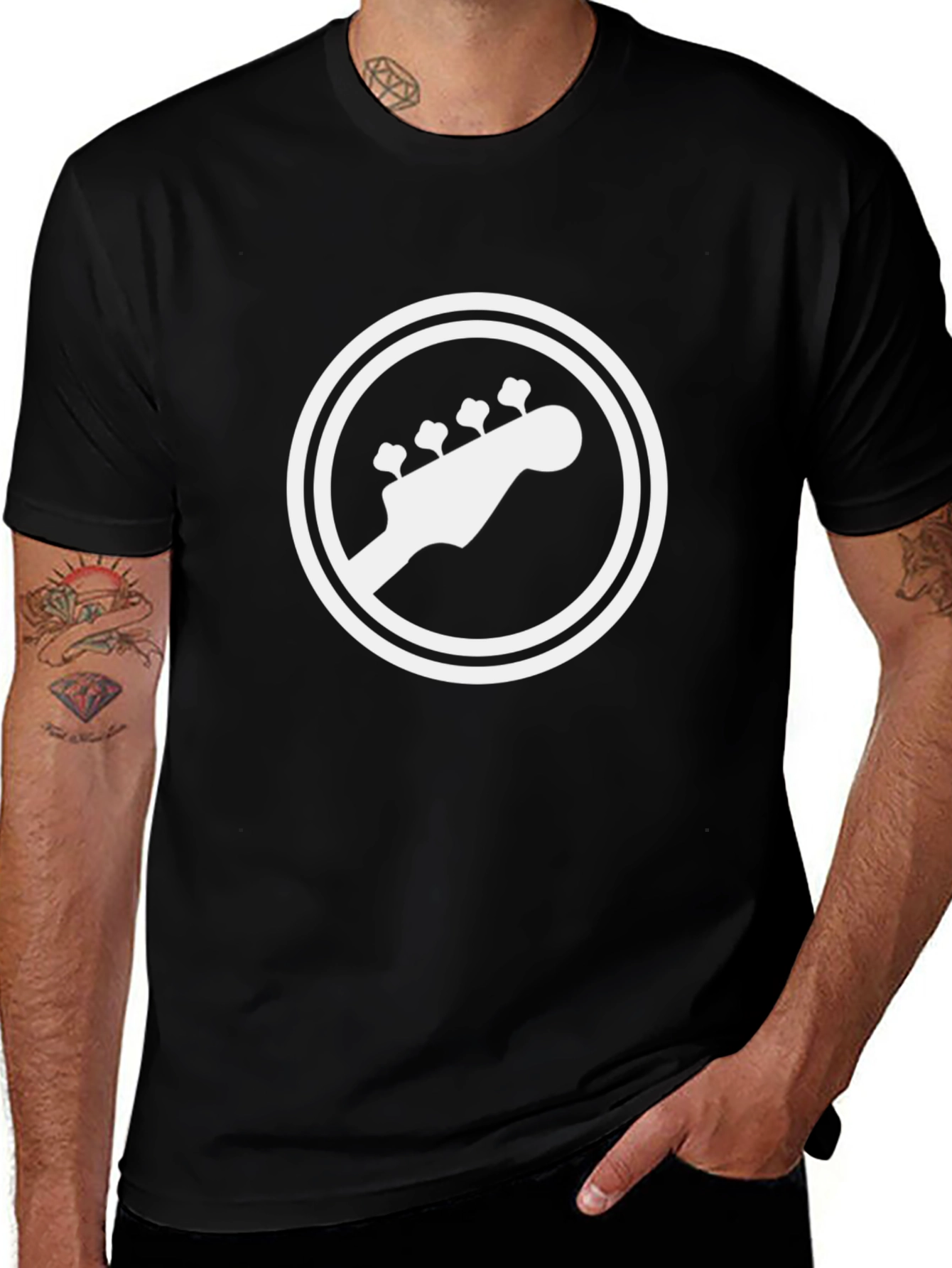Bass Guitar Headstock T-Shirt