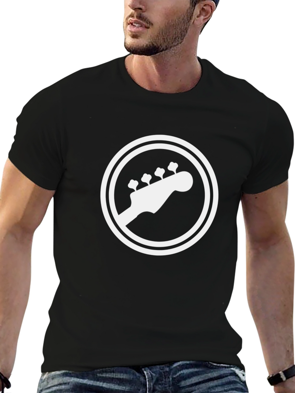 Bass Guitar Headstock T-Shirt