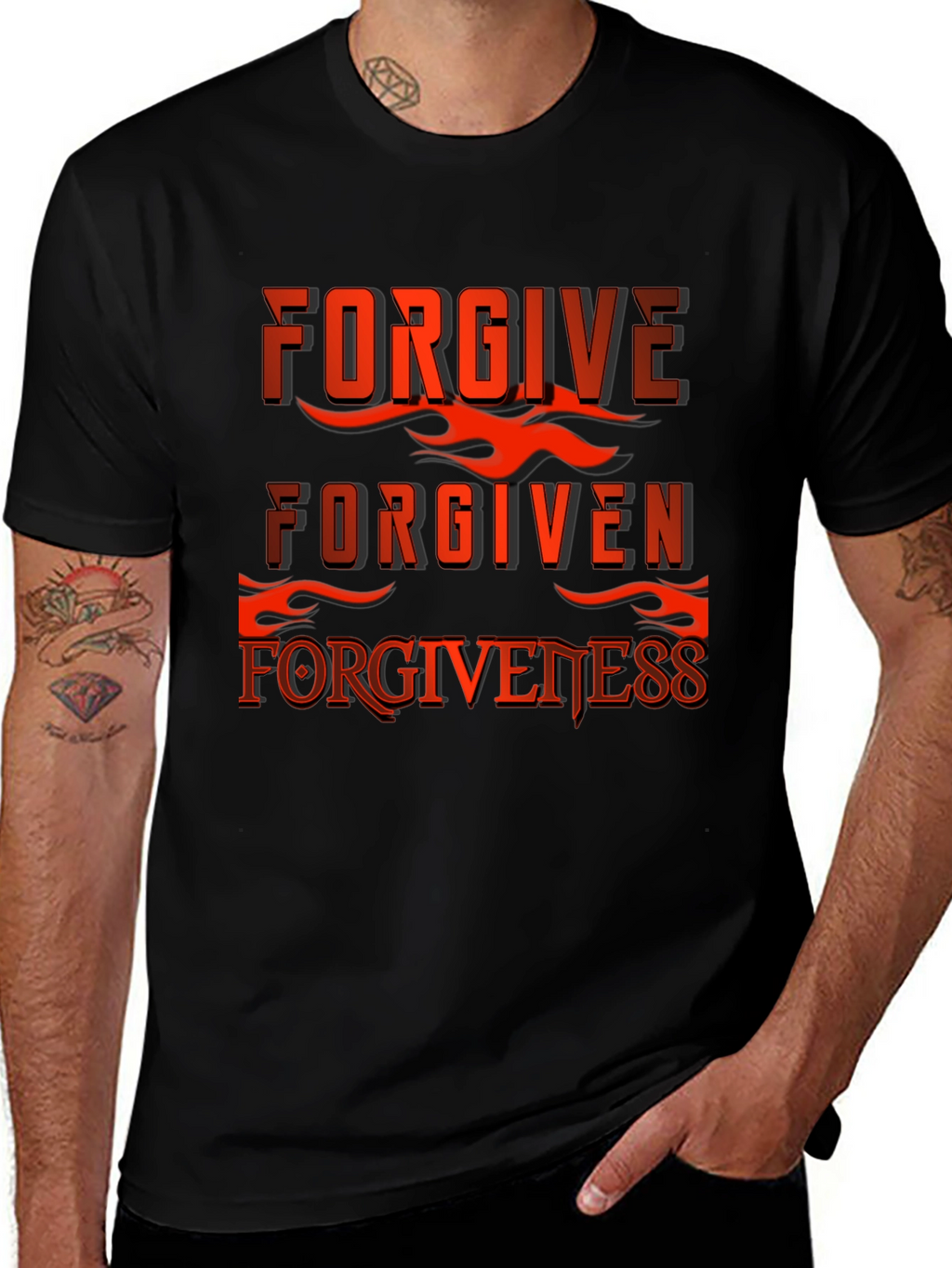 Forgive Forgiven Forgiveness Graphic T-Shirt