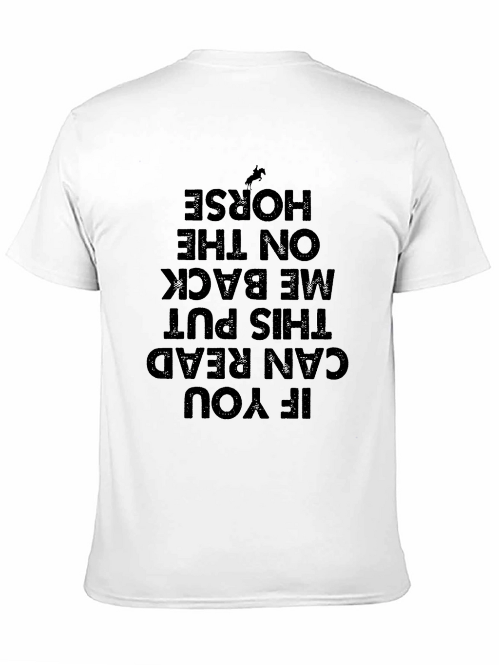 Humorous Horseback Riding T-Shirt: Read to Ride!