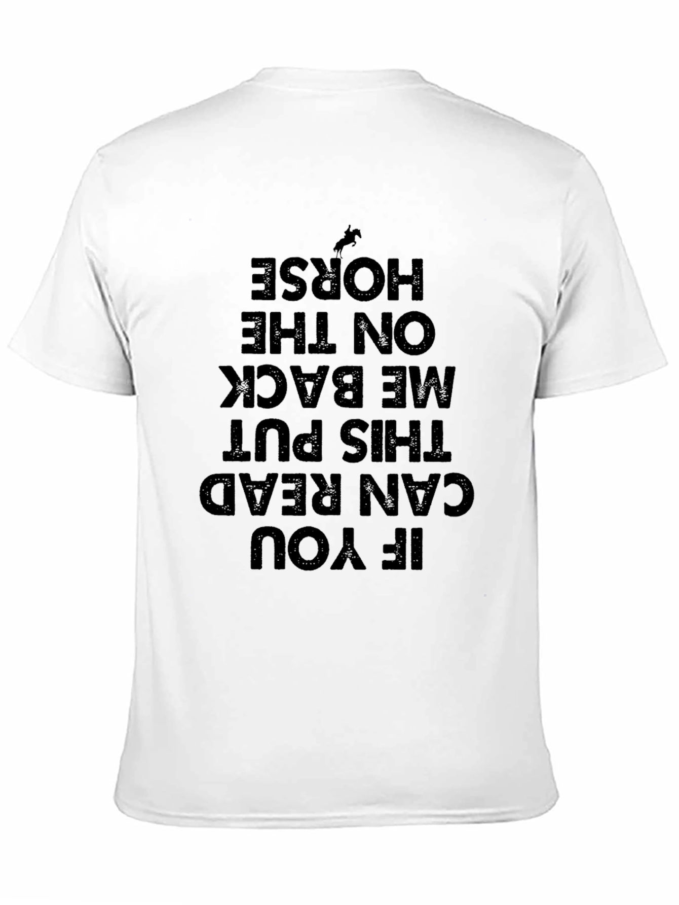 Humorous Horseback Riding T-Shirt: Read to Ride!