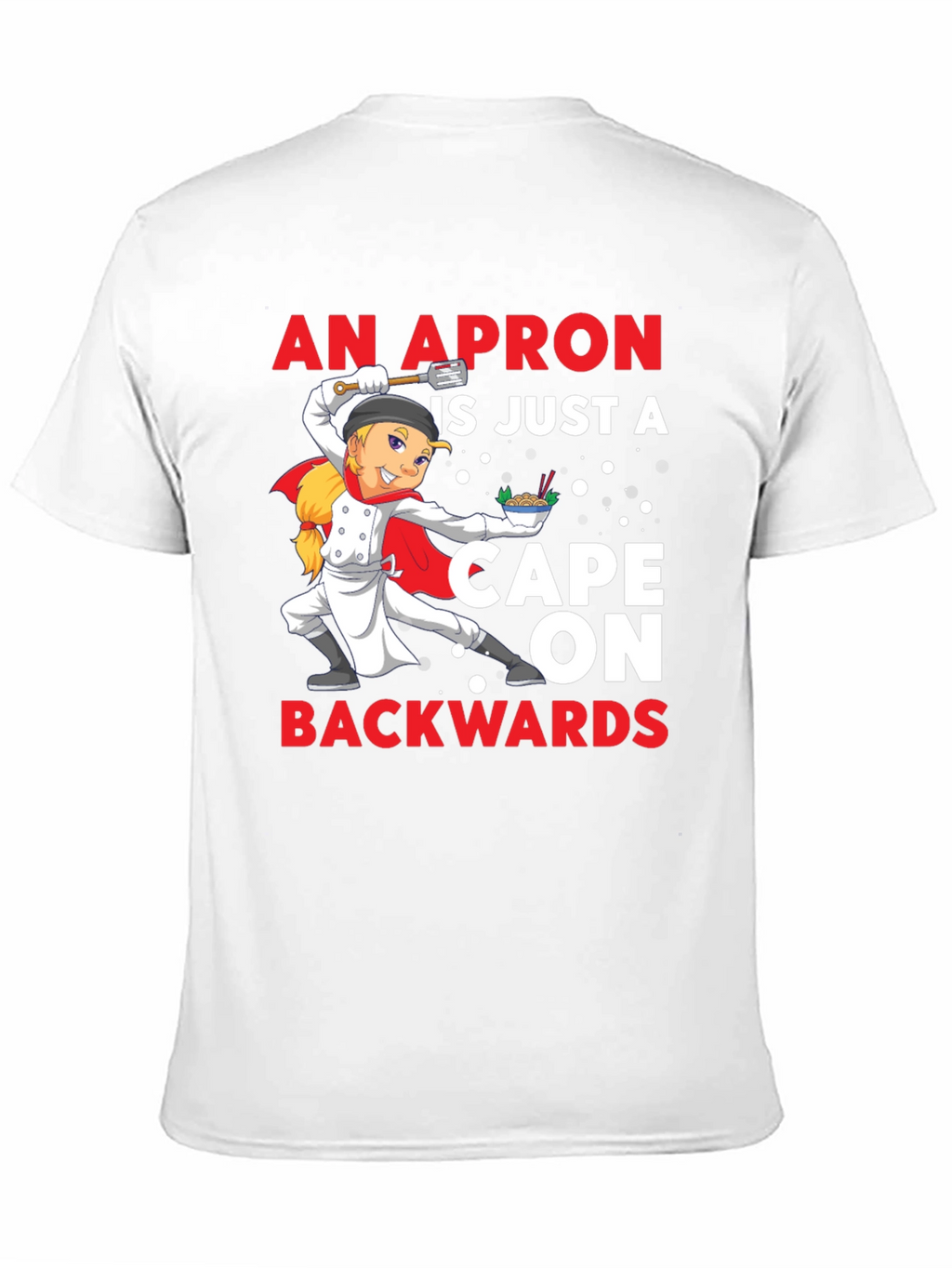 Apron Cape Backwards Graphic T-Shirt