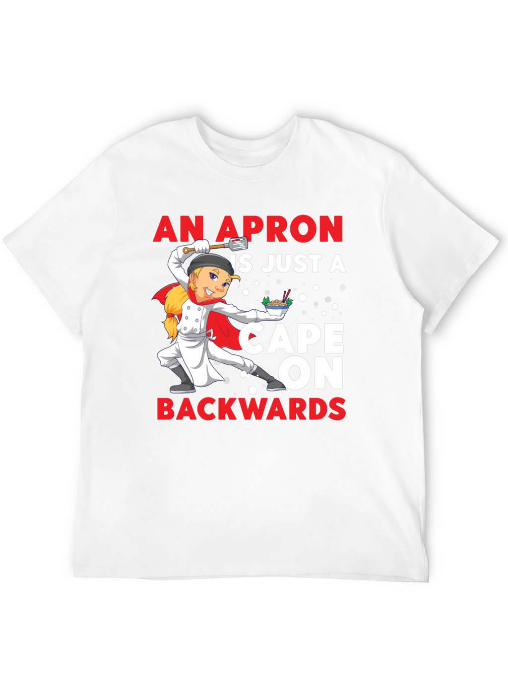 Apron Cape Backwards Graphic T-Shirt