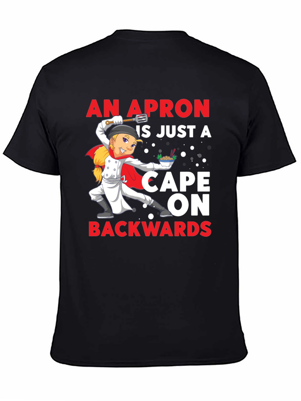 Apron Cape Backwards Graphic T-Shirt