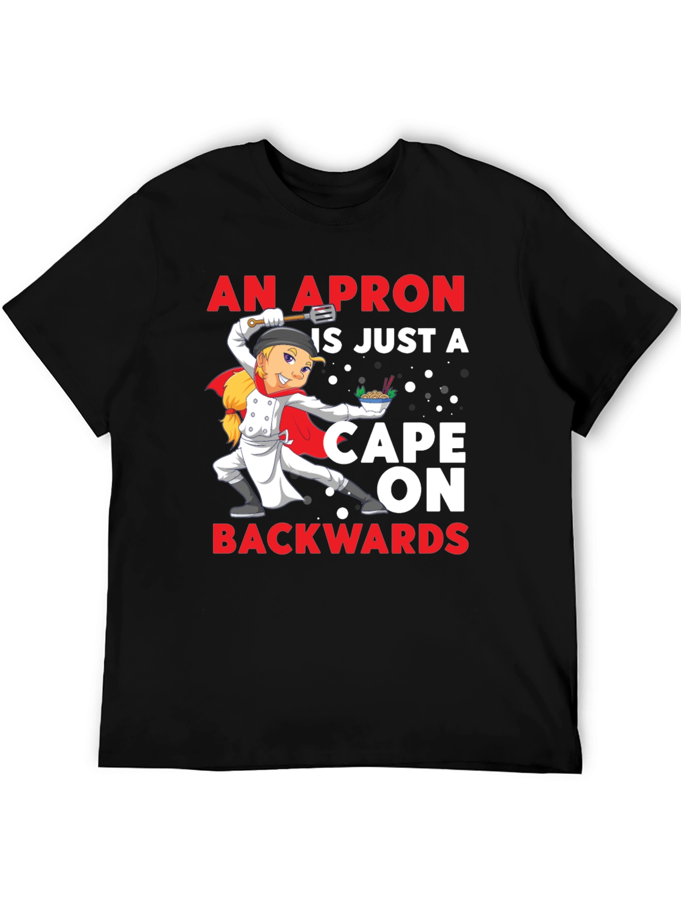 Apron Cape Backwards Graphic T-Shirt