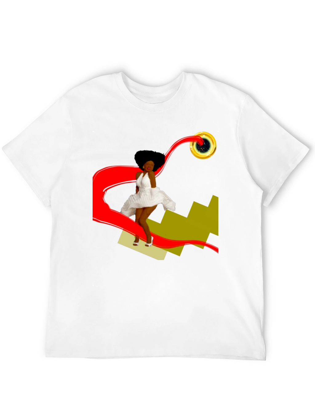 Stylish Graphic T-Shirt: Retro-Pop Art Design