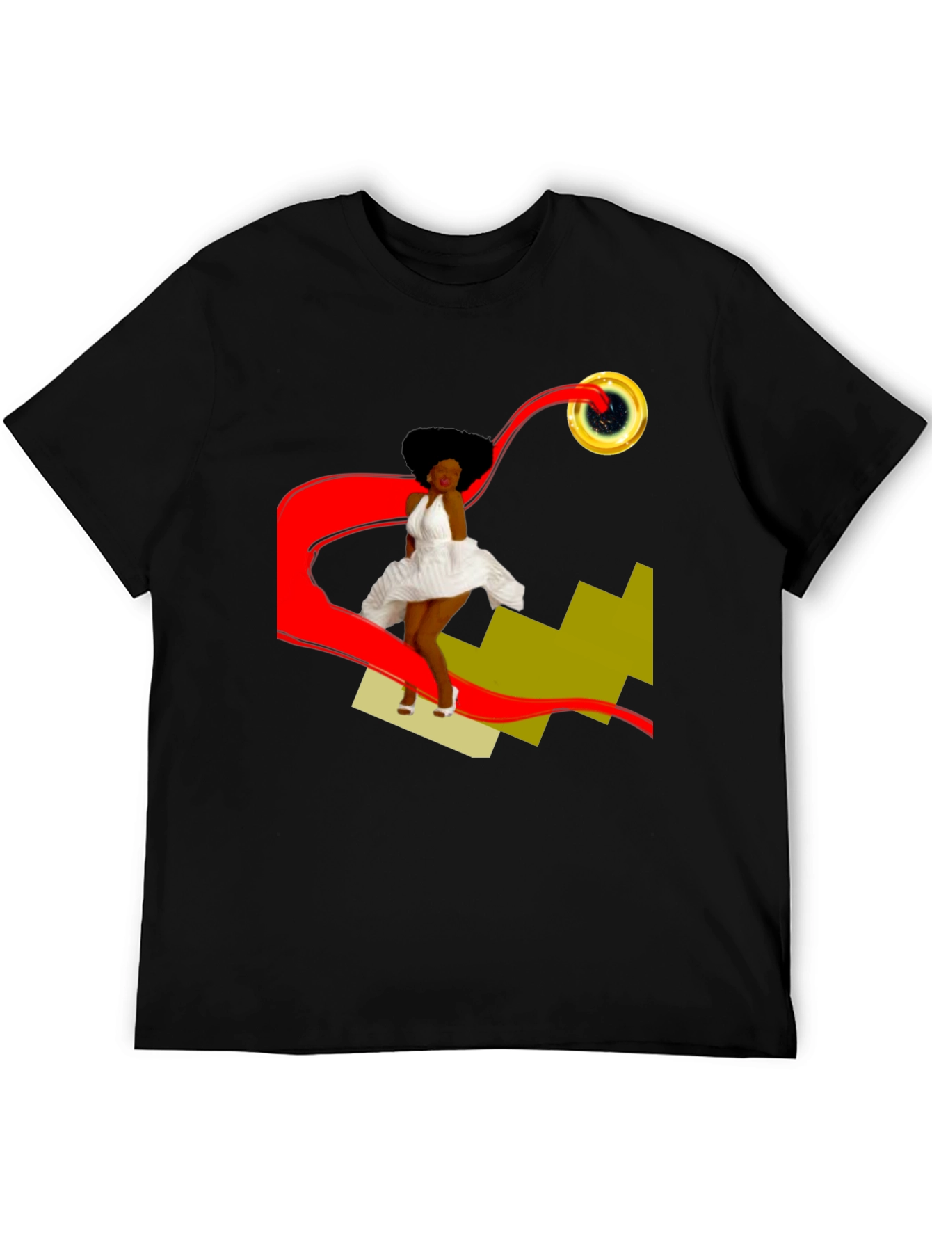 Stylish Graphic T-Shirt: Retro-Pop Art Design